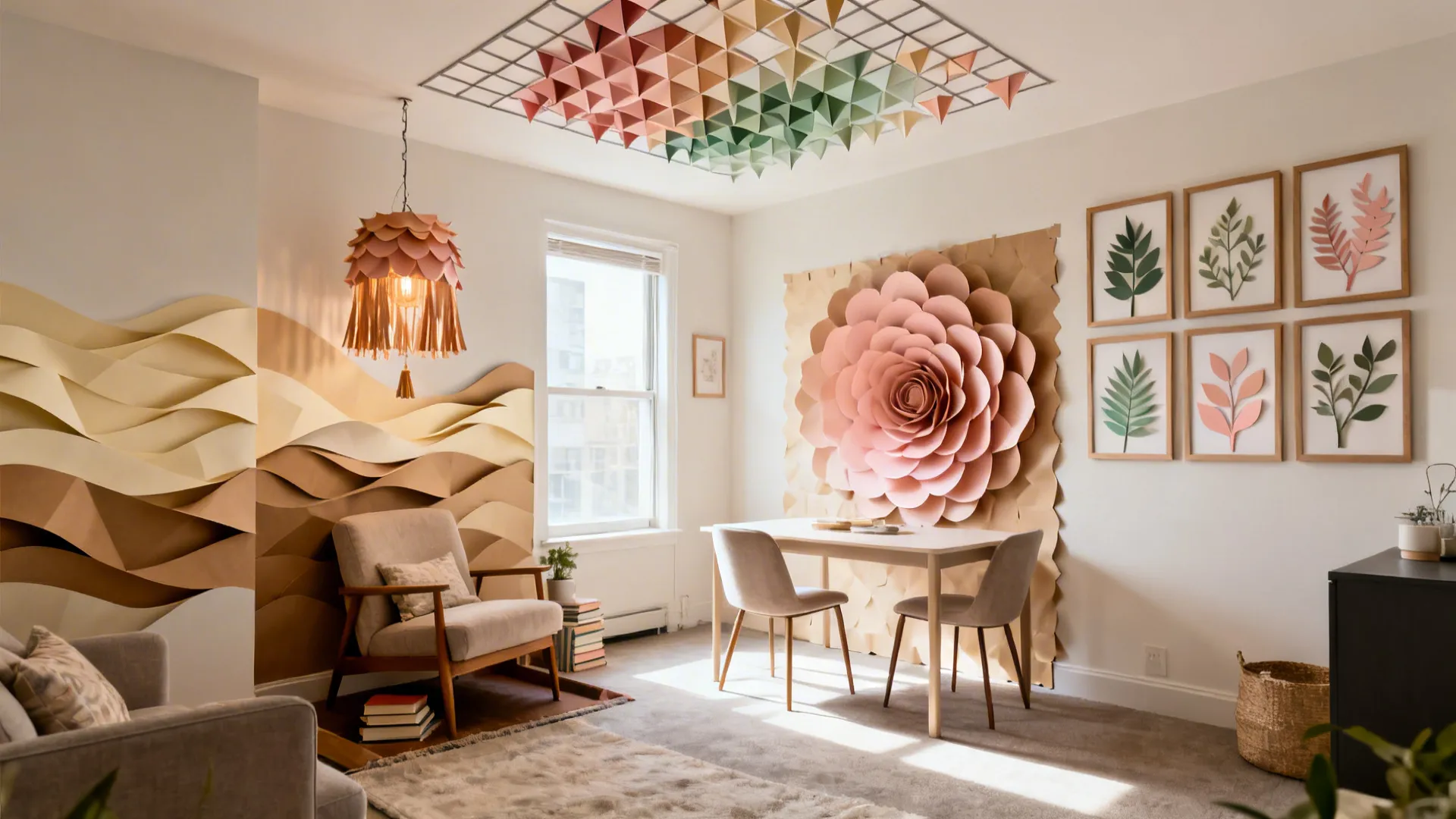 5 DIY Paper Craft Wall Hanging Ideas for Room Decor