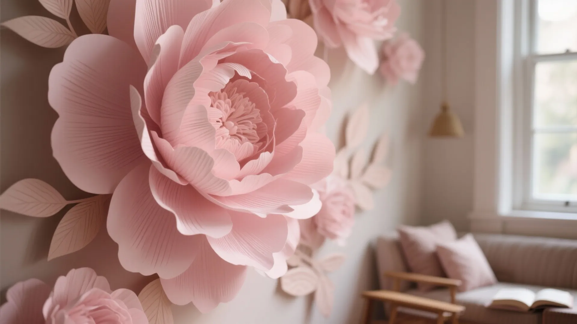 Paper Flower Wall Panels