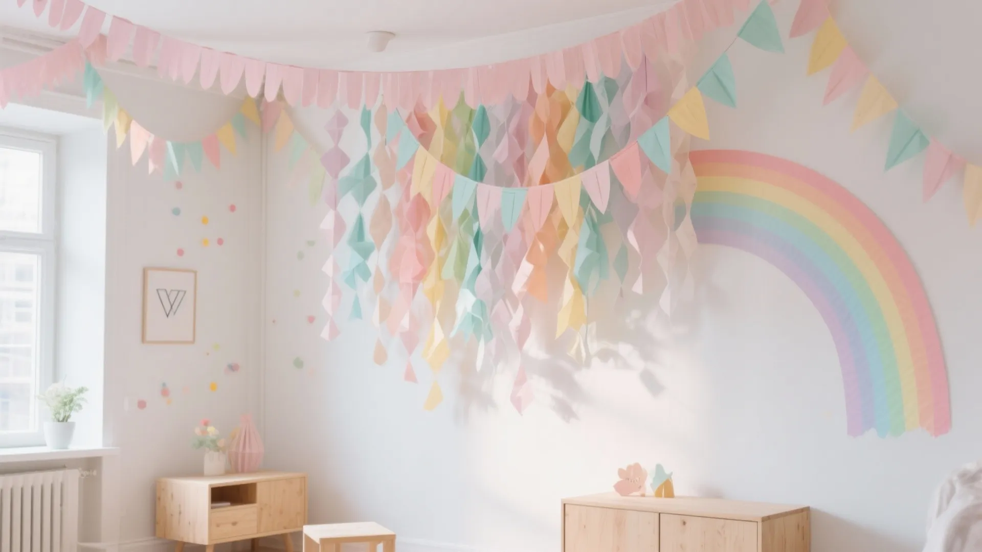 Paper Garland Installations