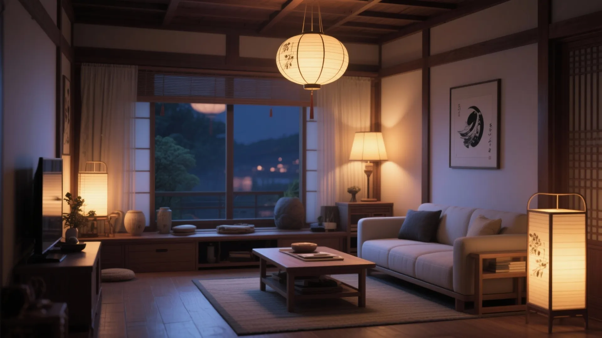 Accent Lighting with Paper Lamps