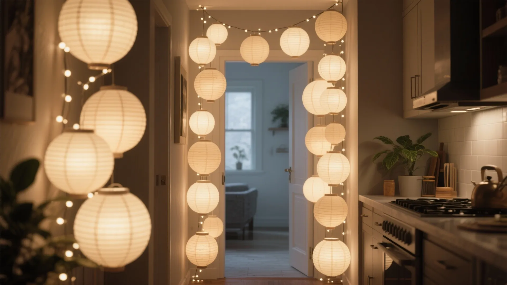 3. Paper Lantern Light Balls