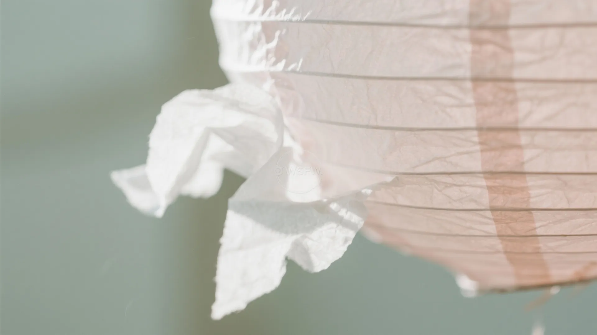 Sculptural Paper Clouds Instead of Balloons