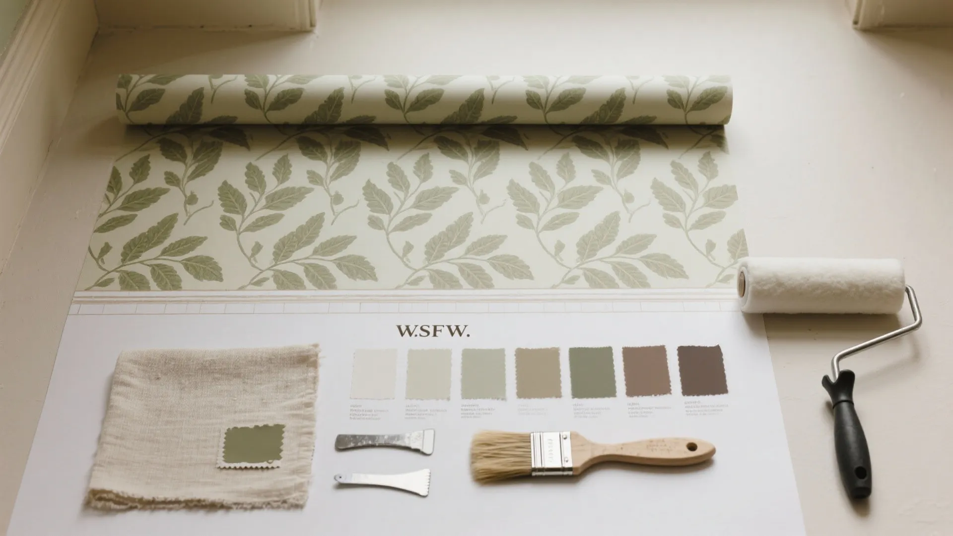 Heritage wallpaper with modern discipline