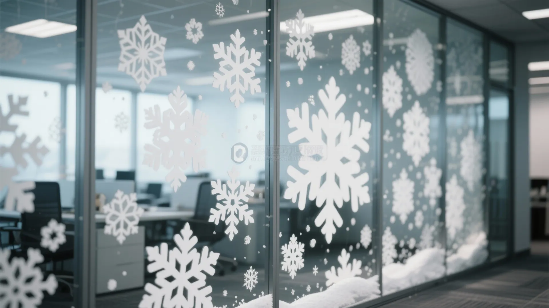 6. Paper Snowflakes Window