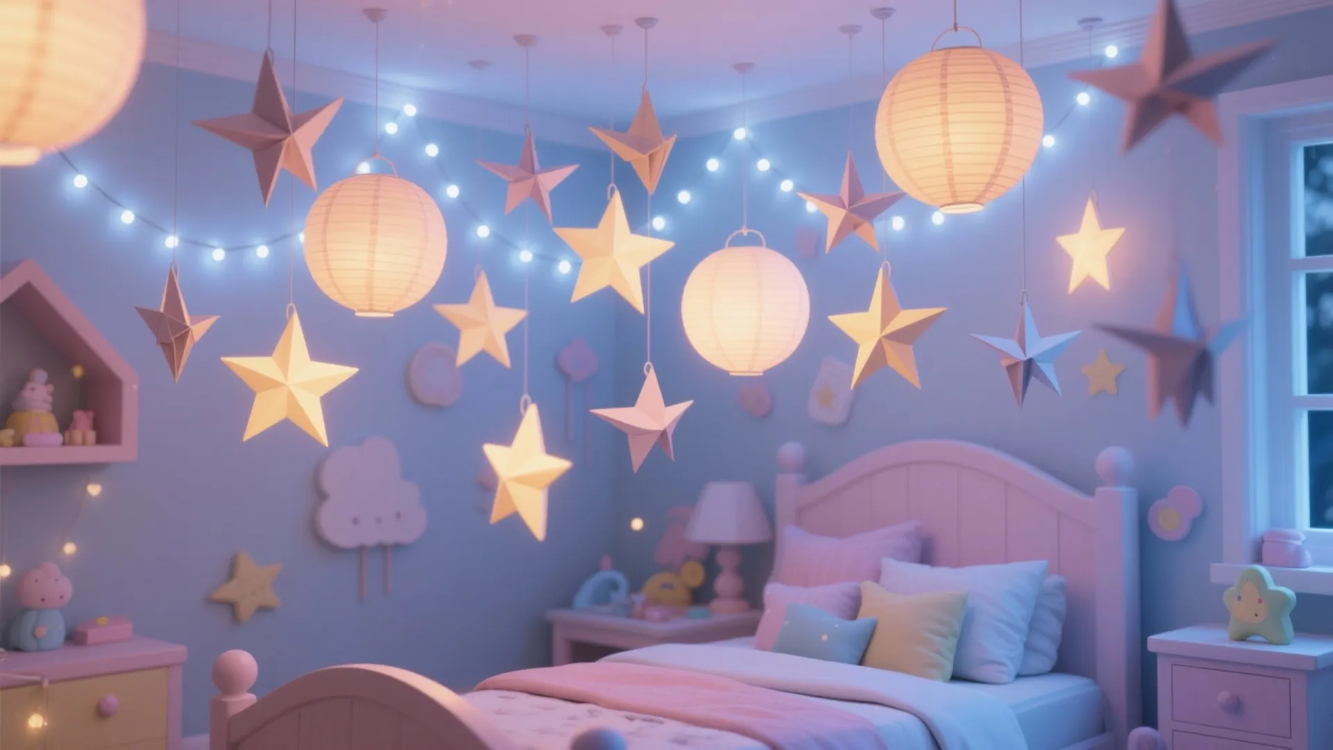 4. Paper Stars and Lantern Mobiles
