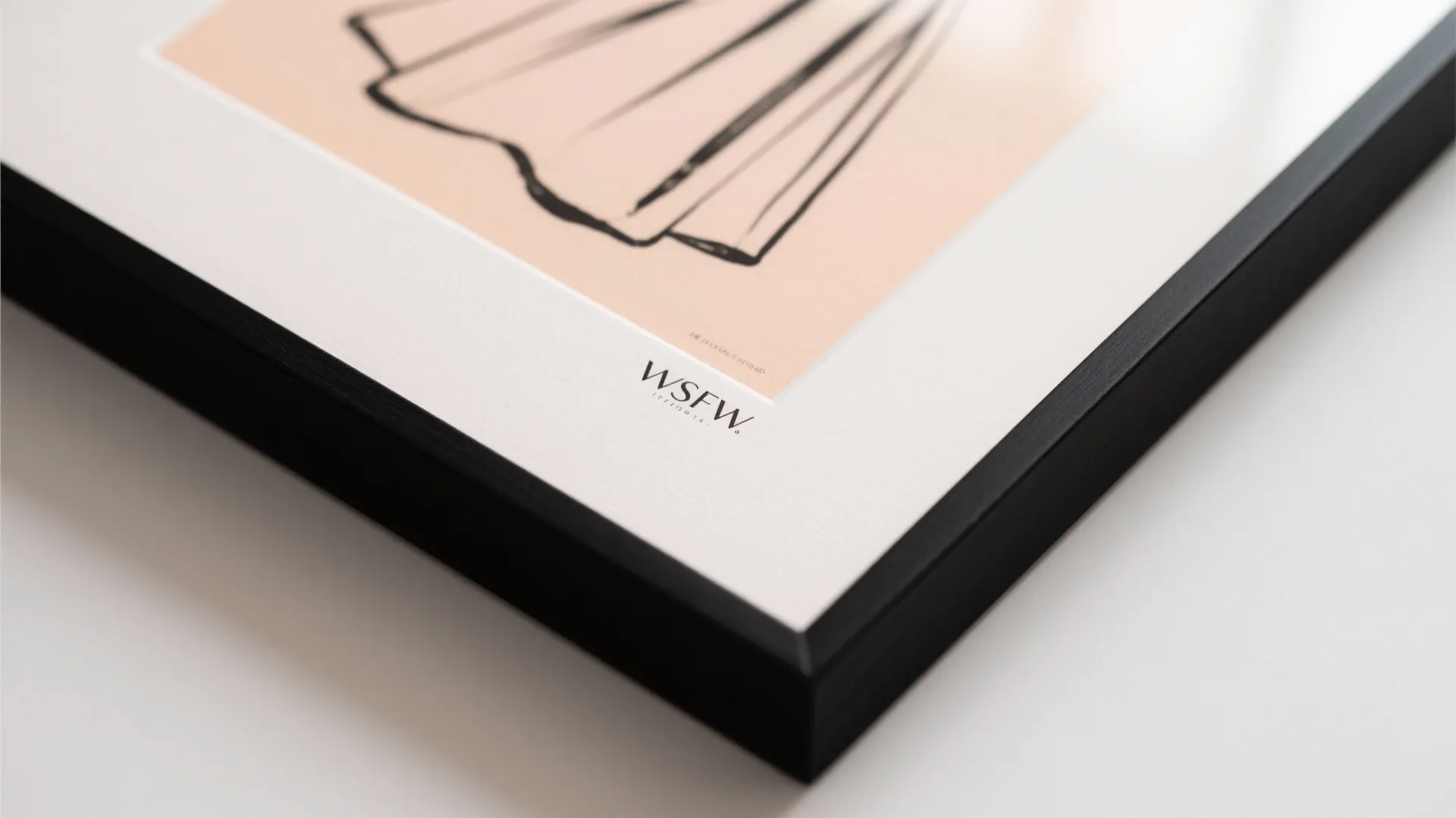 Oversized Couture Sketch as a Focal Point