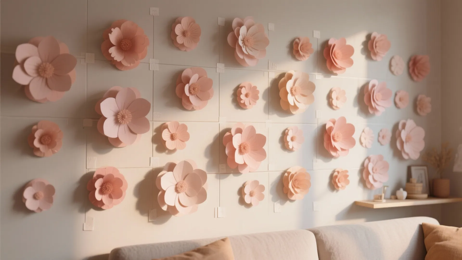 1. Paper Flower Gallery Tiles