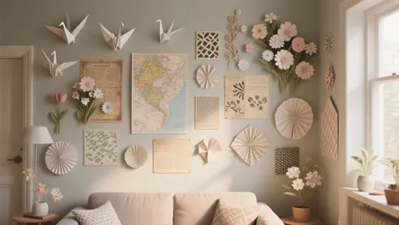 5 Creative Room Wall Decoration Ideas with Paper