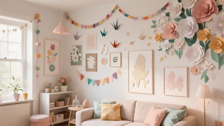 5 Room Wall Decoration Ideas with Paper