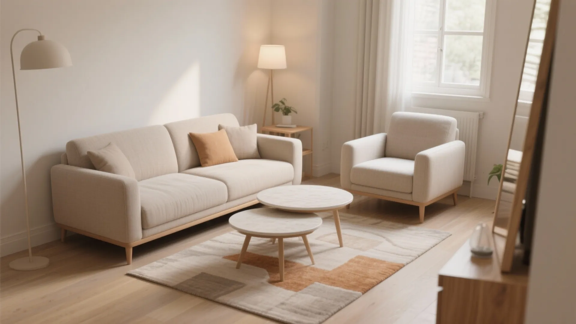 1) Parallel Placement with a Slim Aisle