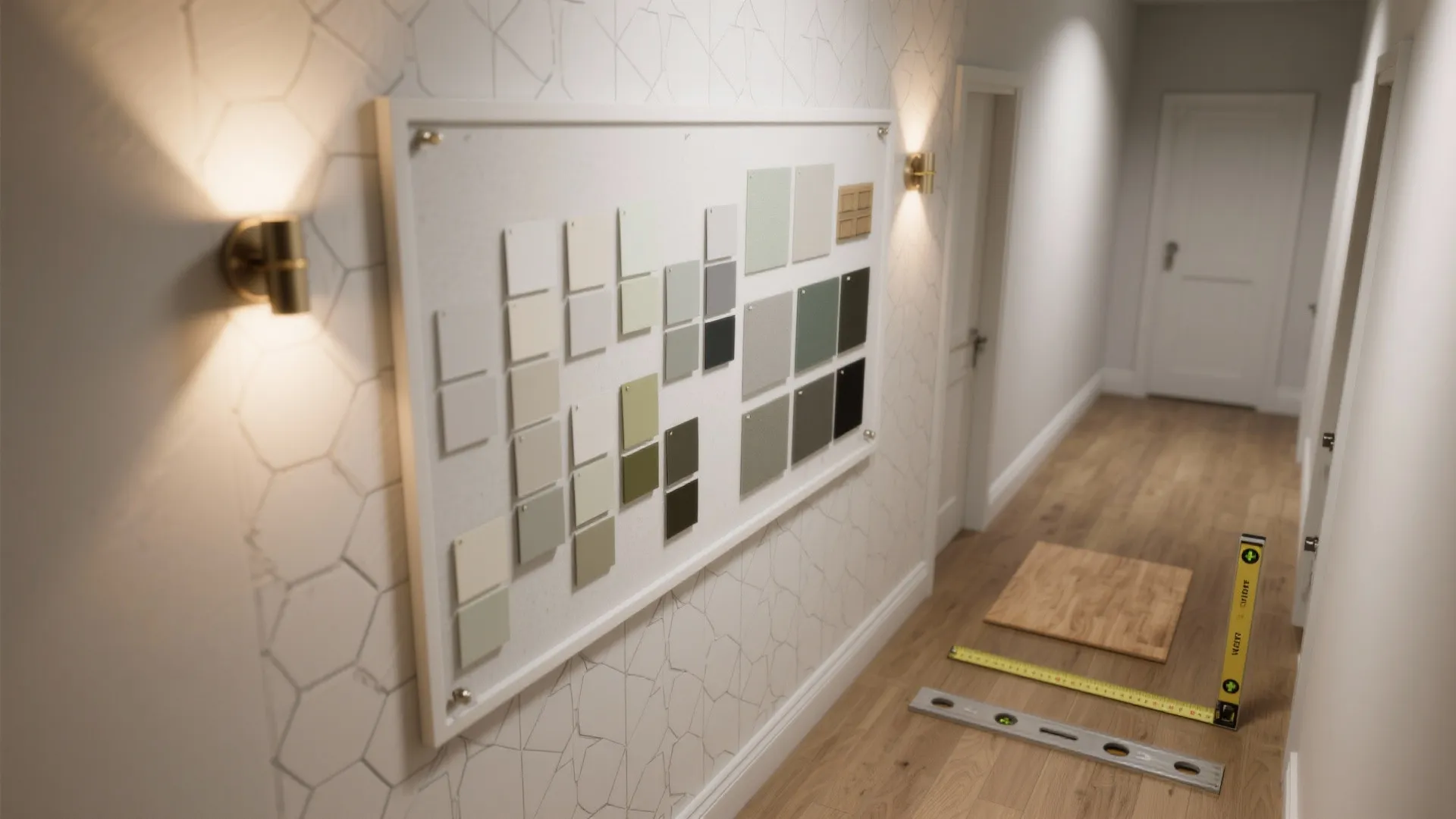 Geometric Parametric Patterns with Shadow