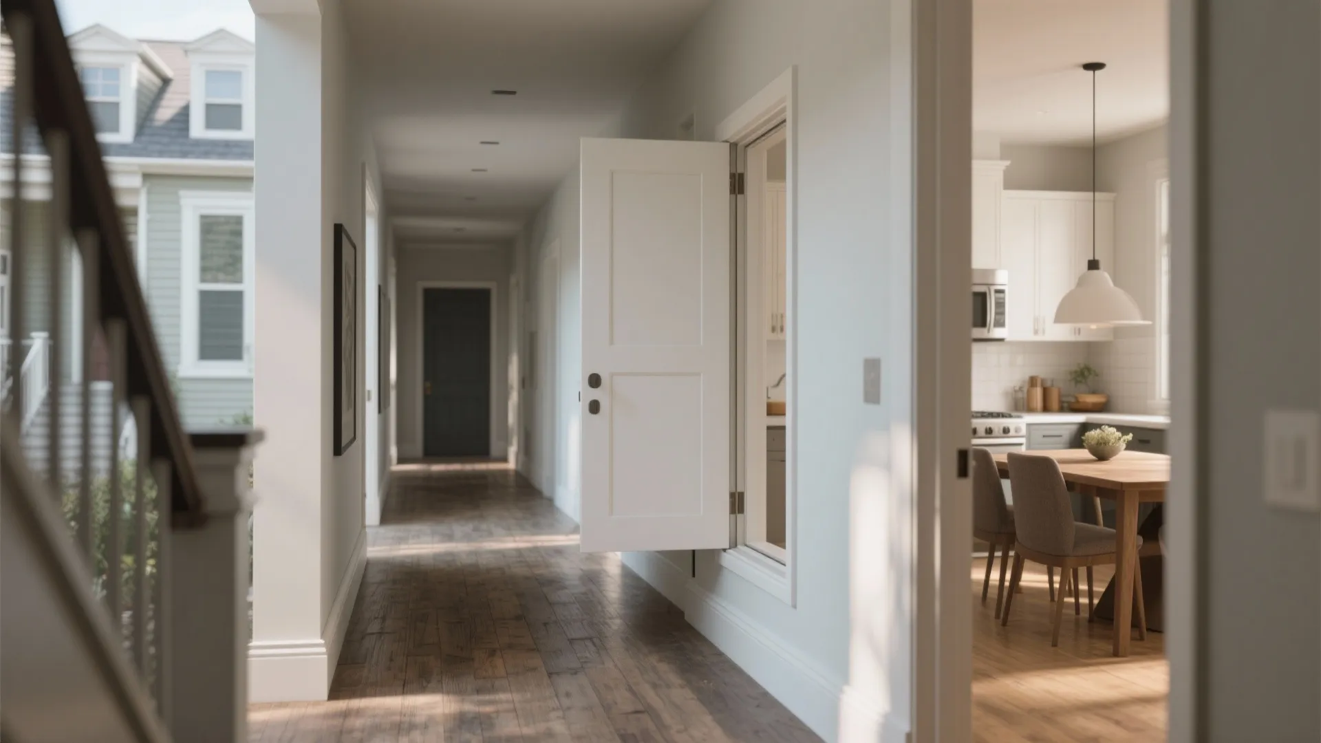 2. Pocket doors to reclaim circulation