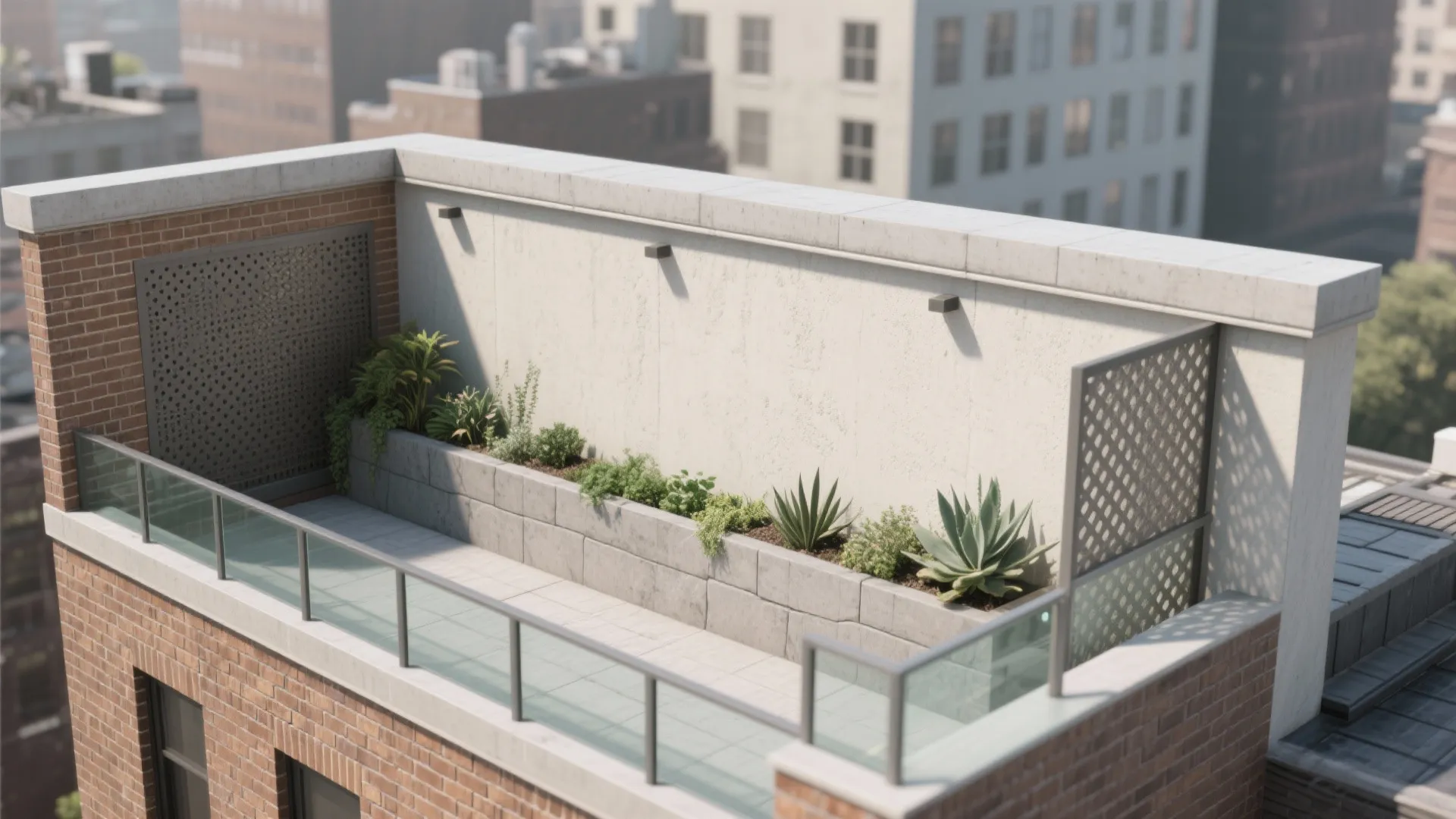 5 Simple Parapet Wall Designs That Work: A seasoned designer’s take on small-terrace parapets: clean coping, brick patterns, glass tops, planter bands, and textured plaster—plus code-savvy tips