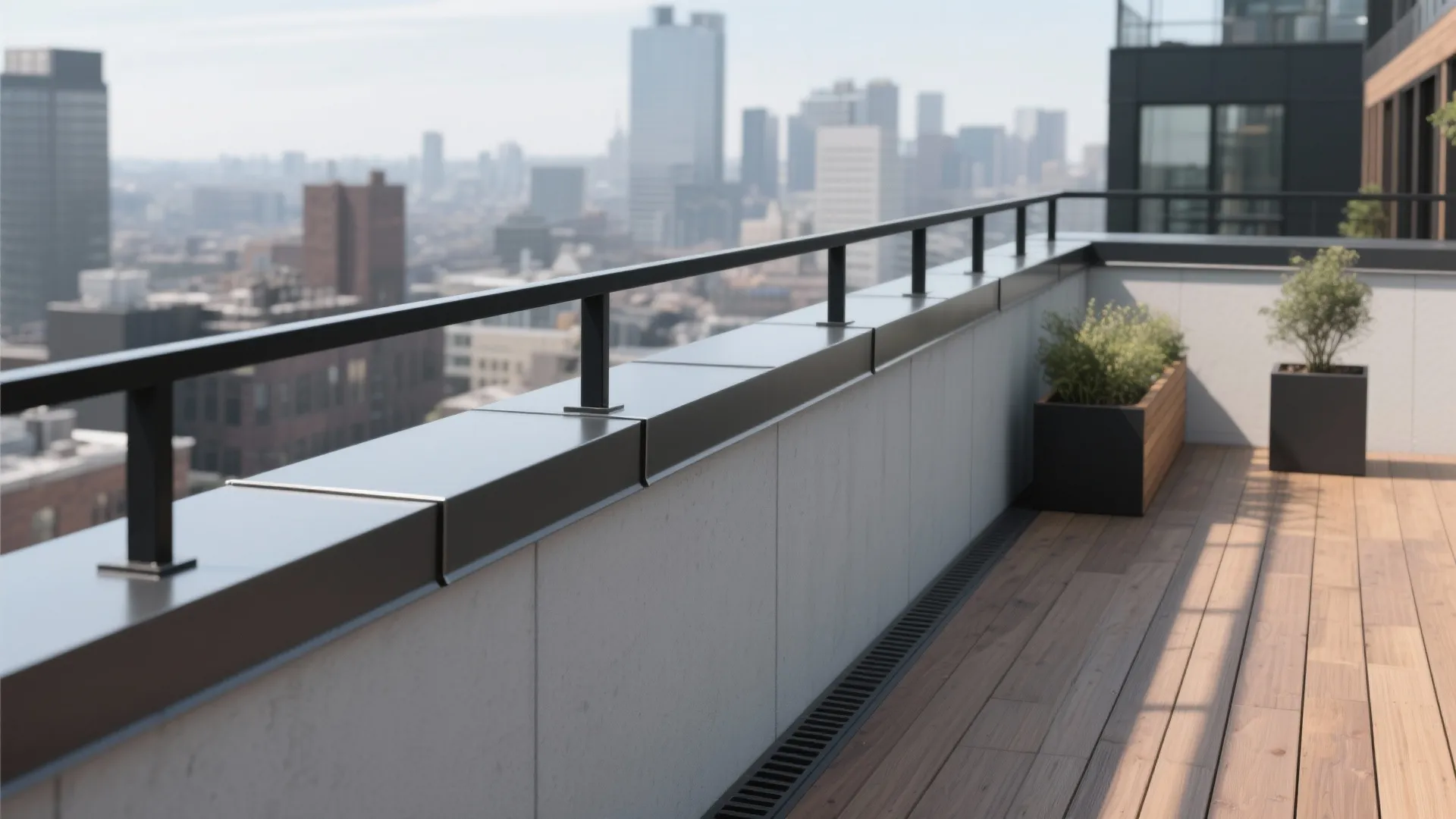 Integrated Parapet-and-Railing Minimalism