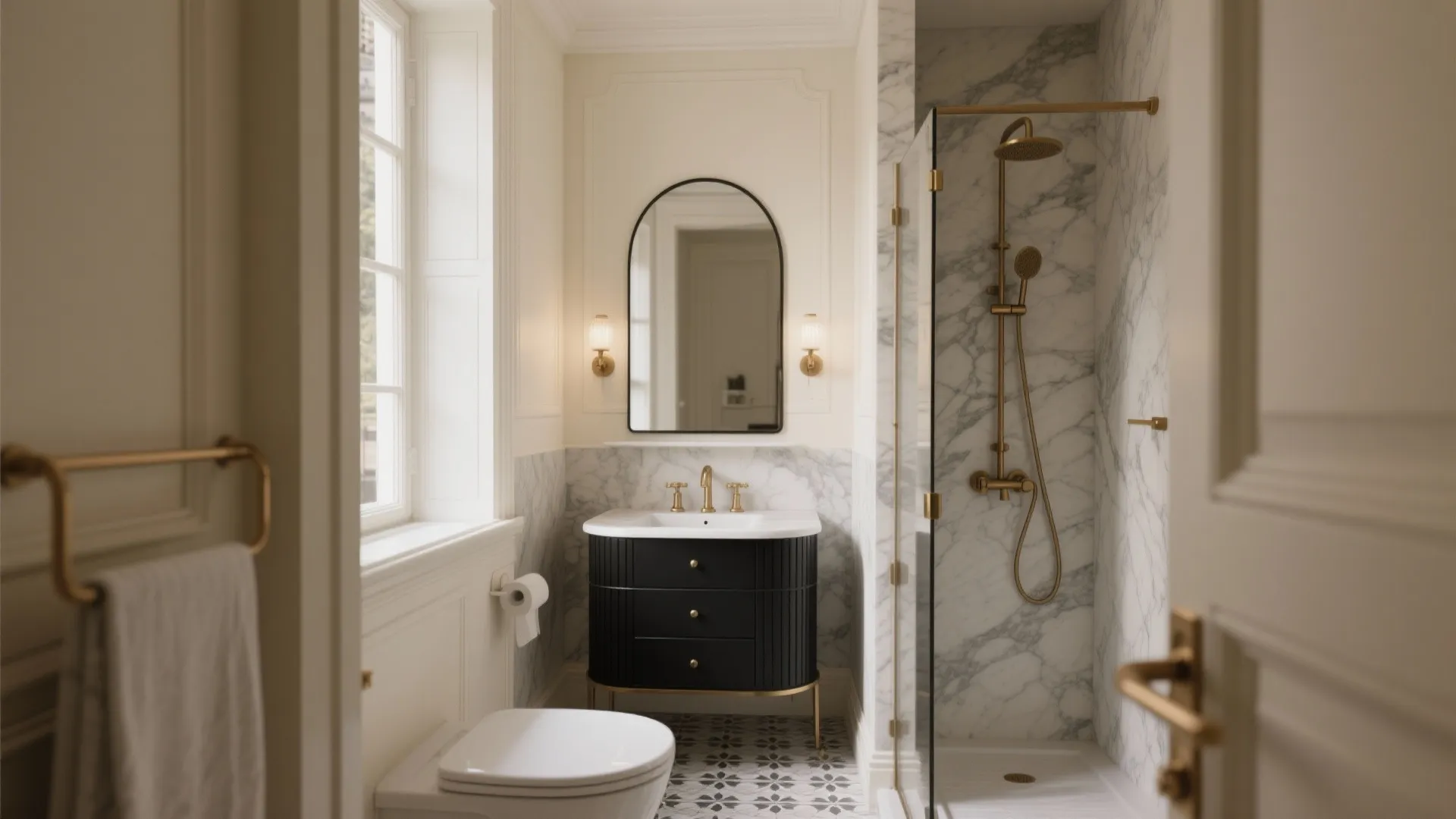 Paris Bathroom Ideas — 5 Chic Designs: 5 Paris-inspired bathroom ideas for small spaces, with real tips from a designer who’s learned the hard way