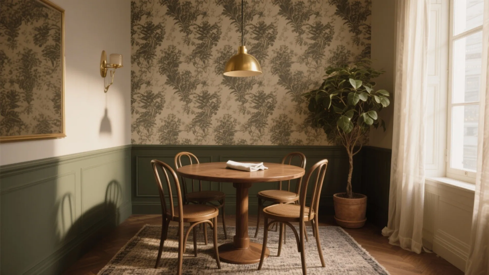 5 Dining Room Wallpaper Accent Wall Ideas: Creative, compact and practical wallpaper accent wall inspirations for dining rooms from a senior interior designer