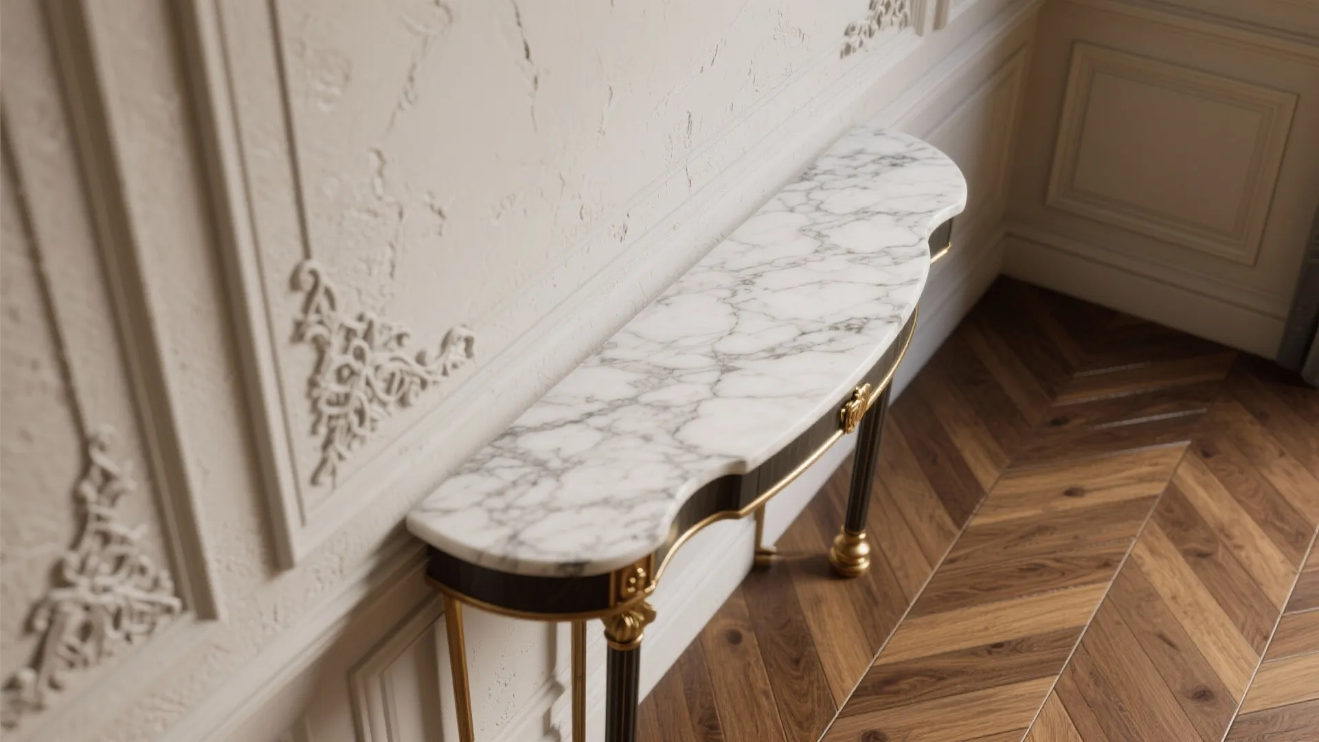 5. Parisian finishes that read expensive but stay durable