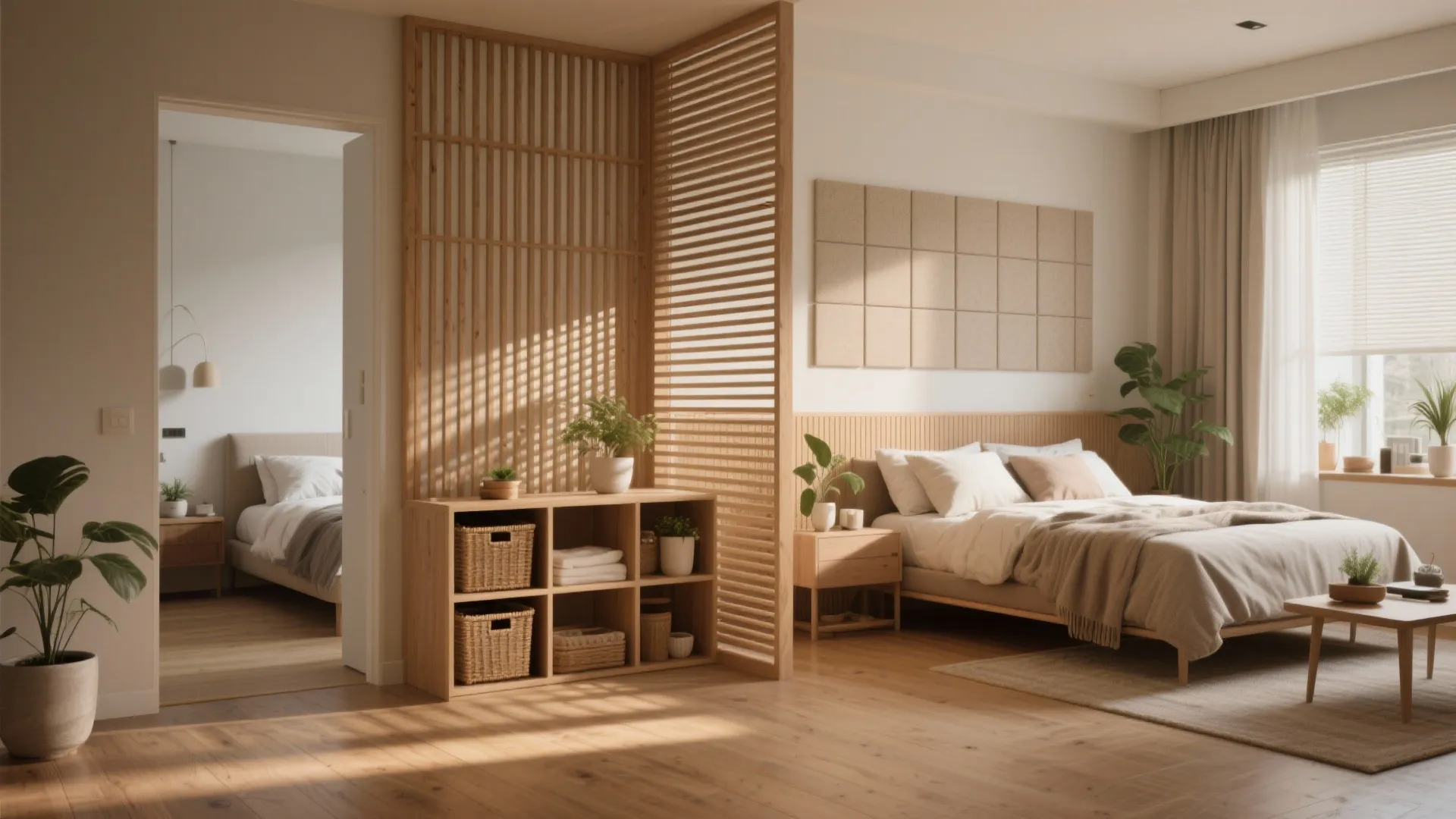 1. Open Up Sightlines with a Partial Divider