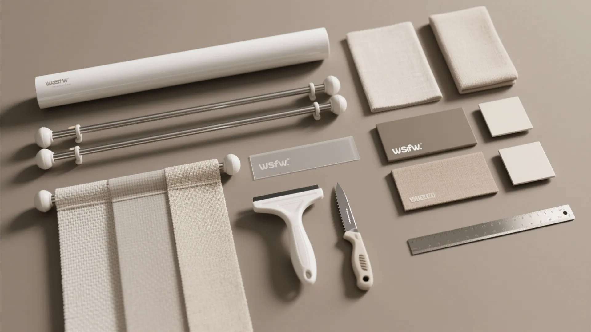 Soft partitions: tension rods, screens, and window film