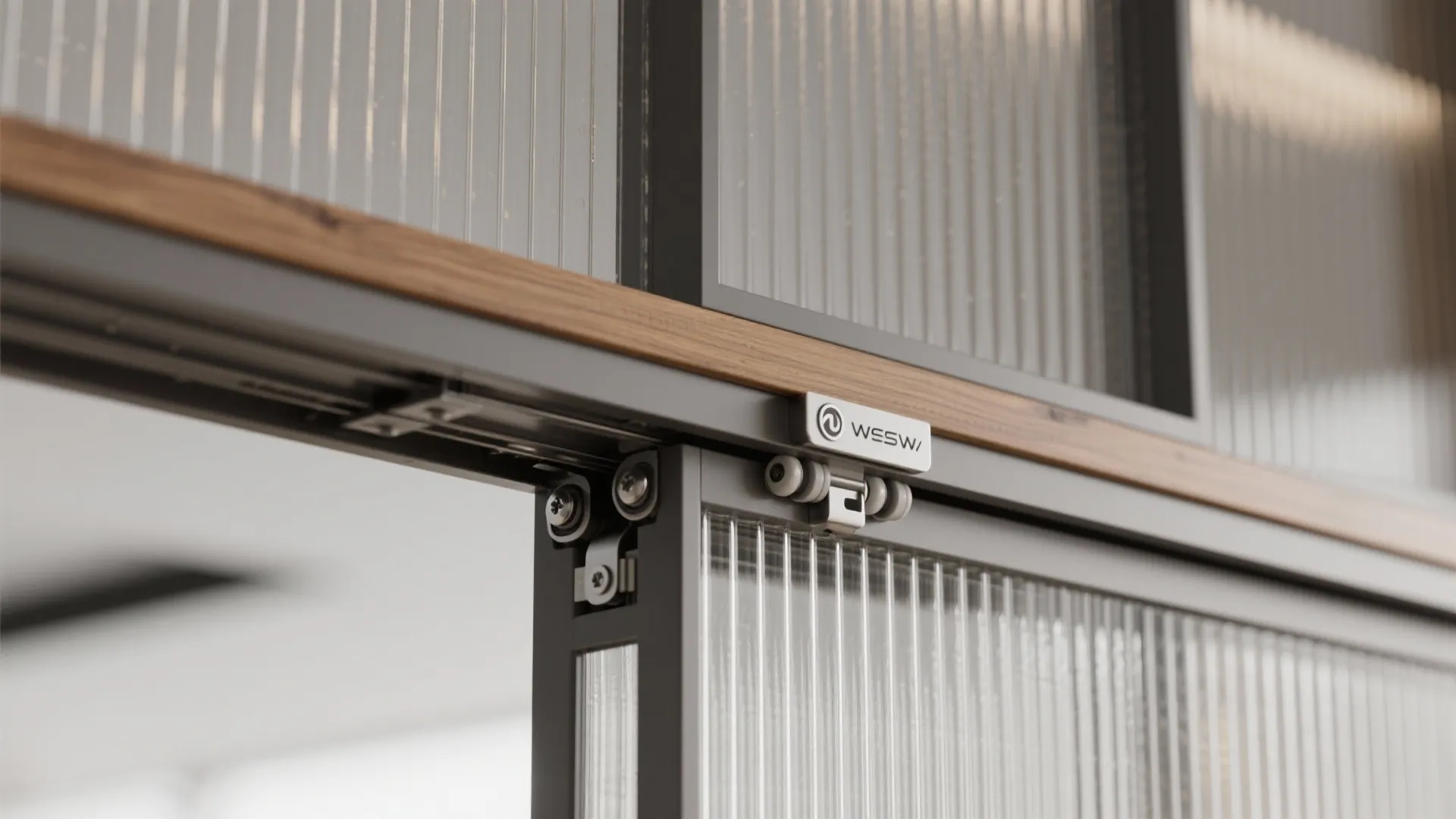 Flexible living-dining with sliding partitions