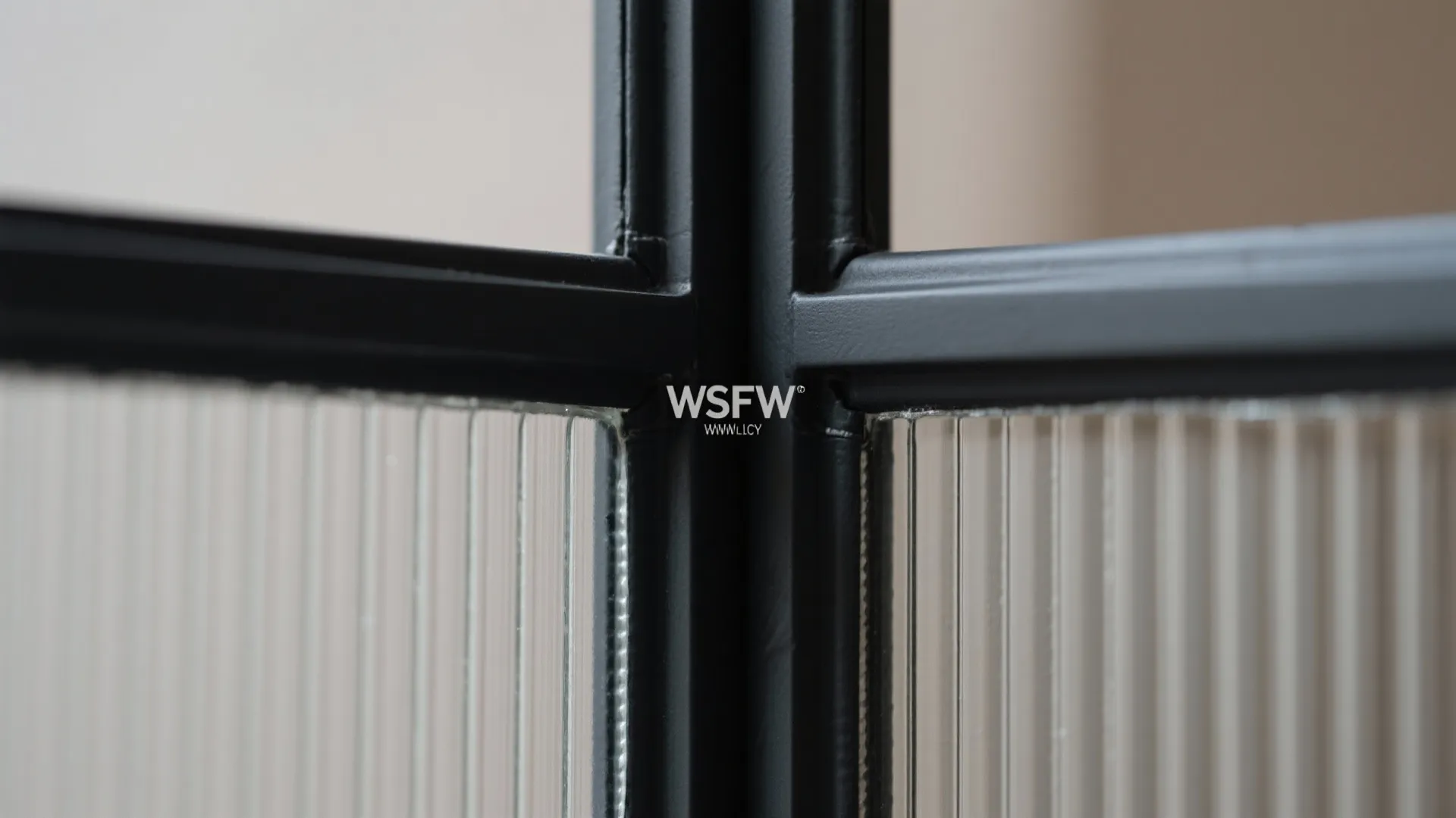 Minimalist Iron Frames as Partition Walls