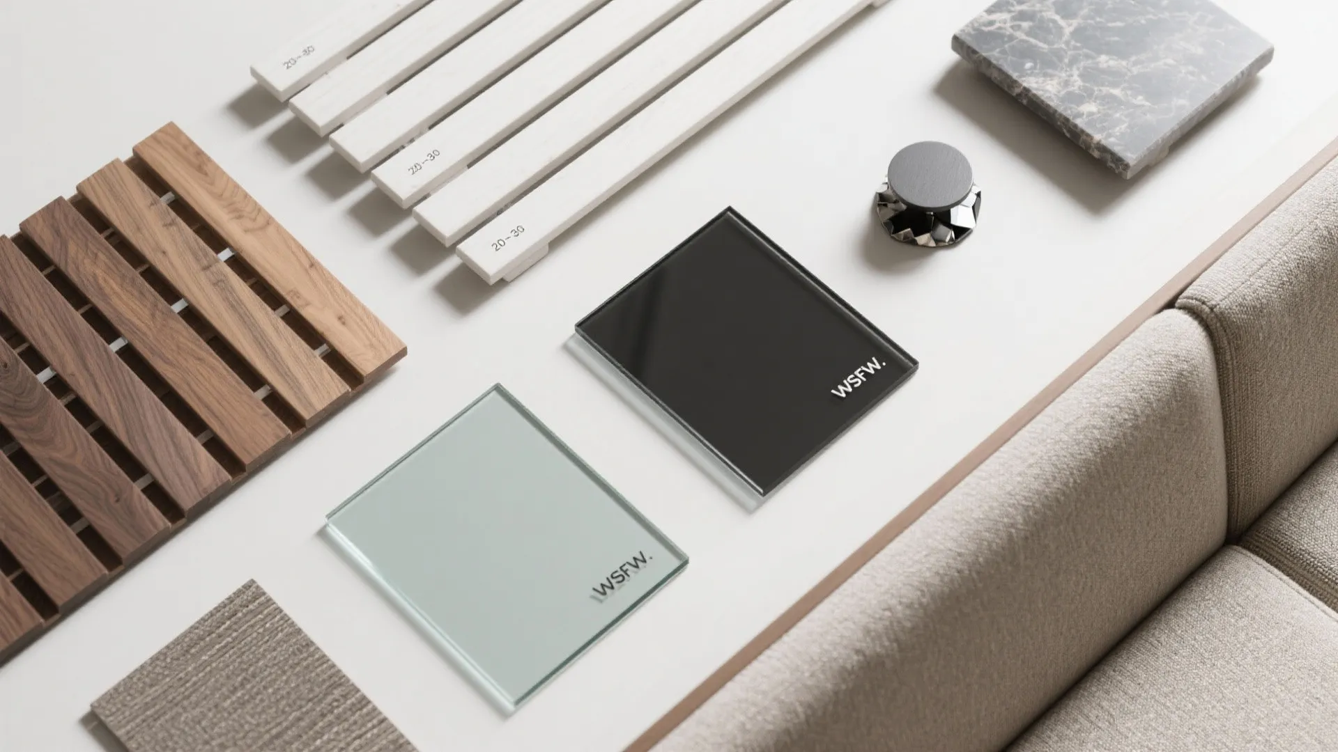 Slatted wood screen for warmth and partial privacy