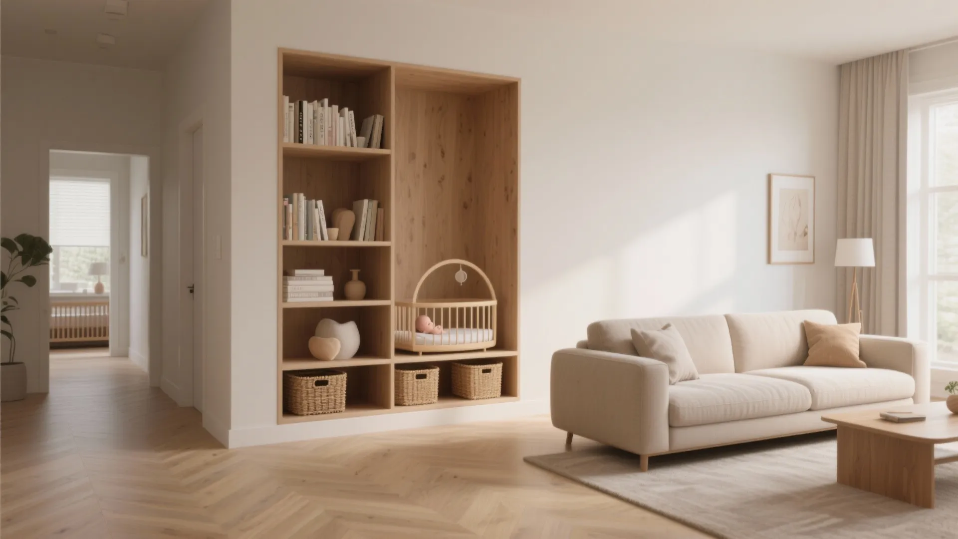 4. Floating Partition Pocket