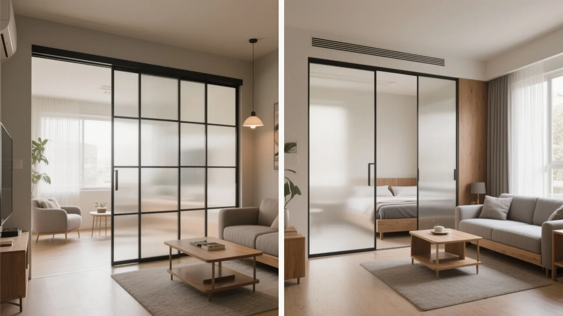 Sliding Partitions and Modular Furniture for Flex Living