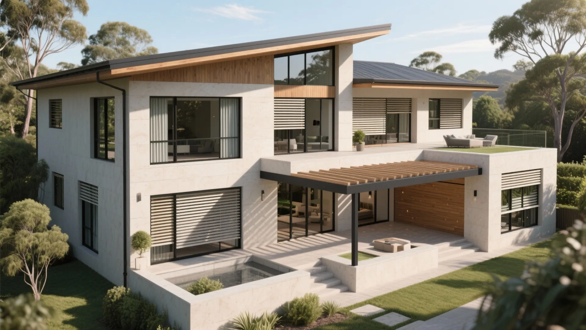 Passive Design, Shading, and Bushfire-Ready Elegance