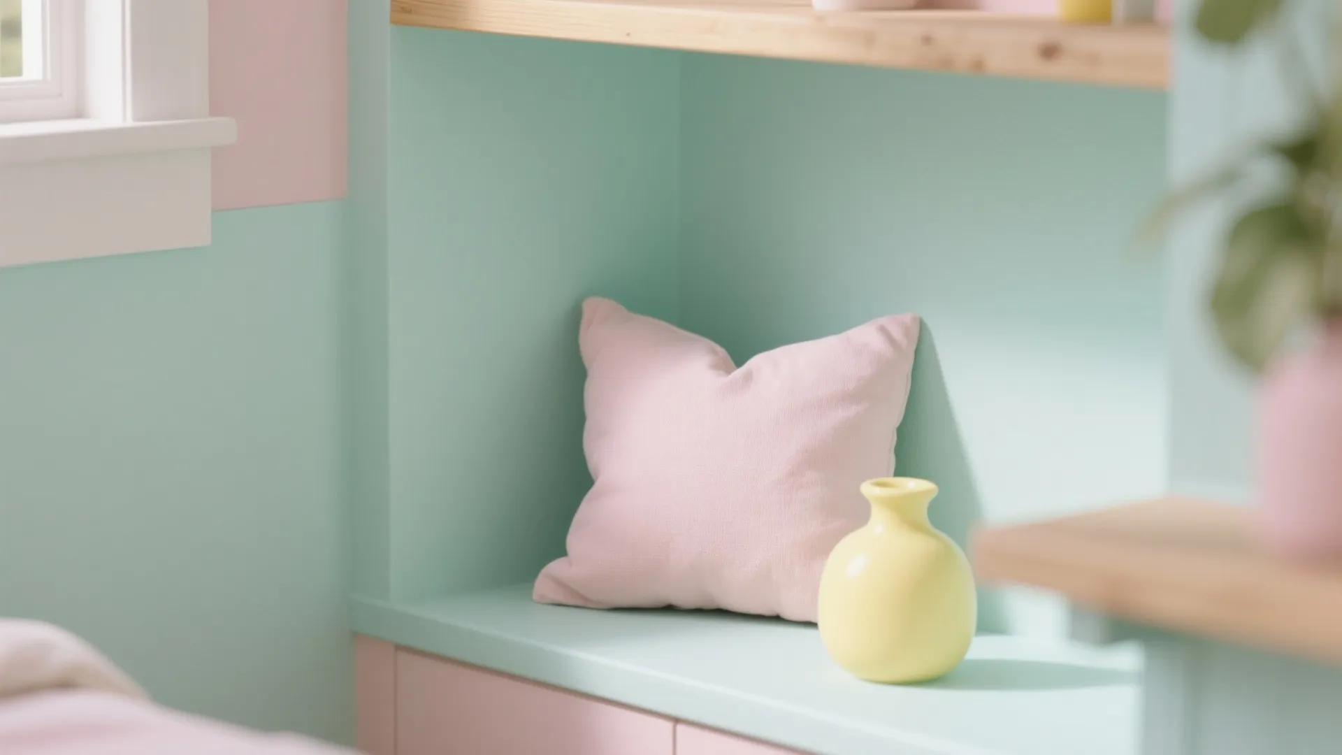 4. Pastel accents and focused color