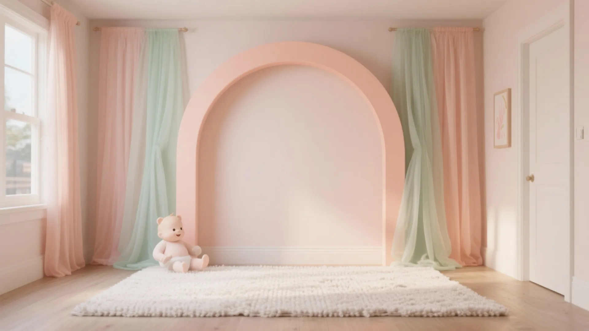 Soft Pastel Backdrop With Cozy Texture