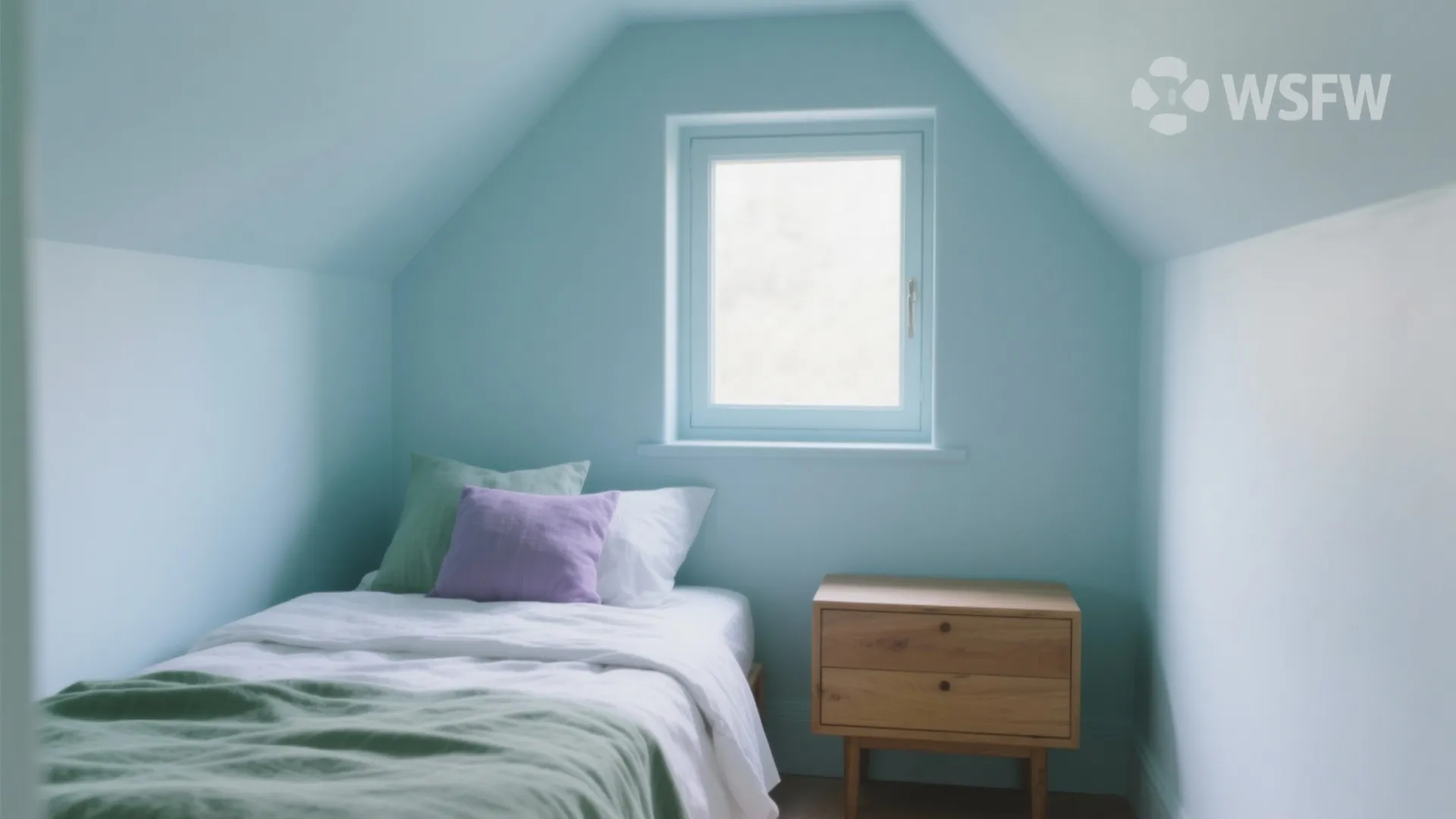 Airy Pastels: Powder Blue, Misty Green, and Lavender