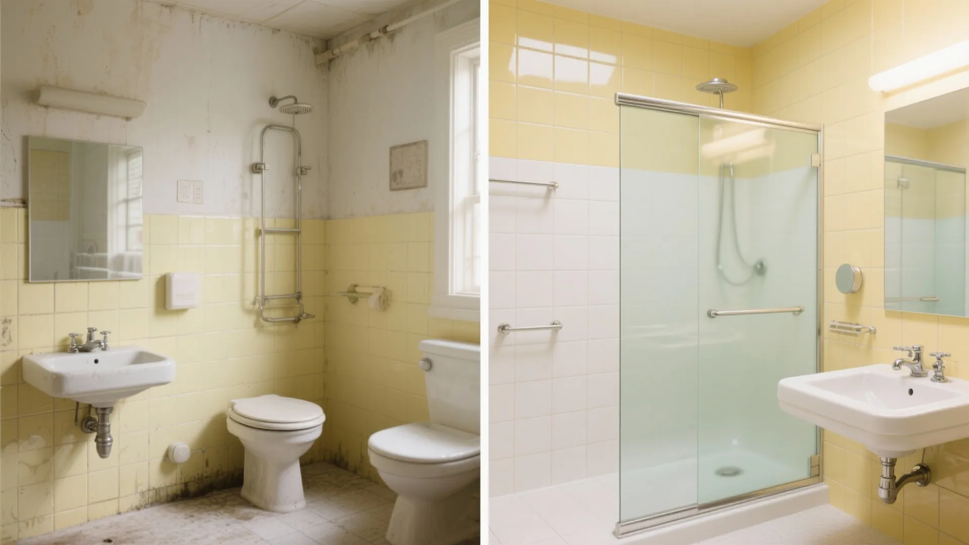 Pastel Yellow + White: Soft Retro Revival