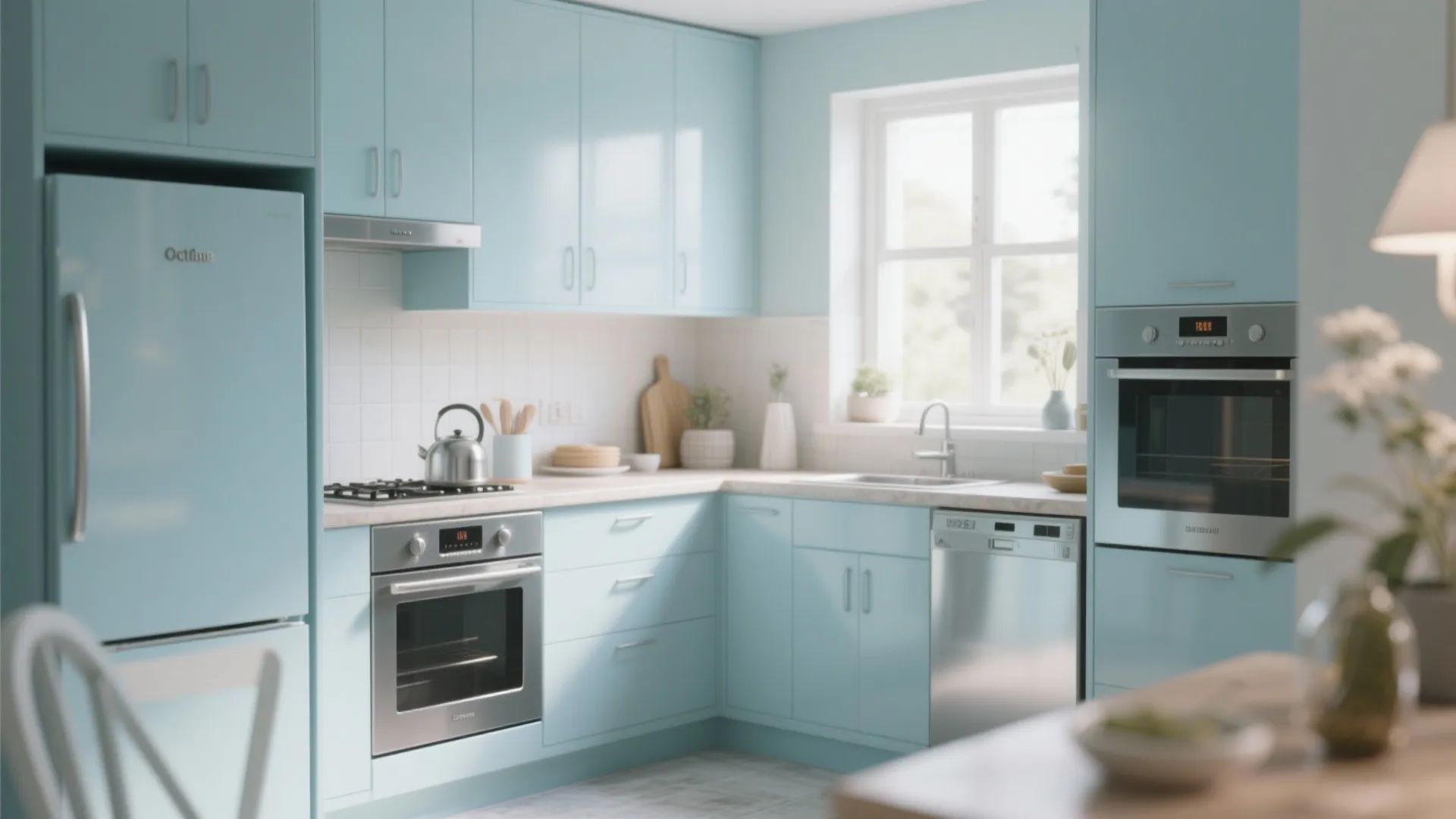 2. Soft Pastel Blues