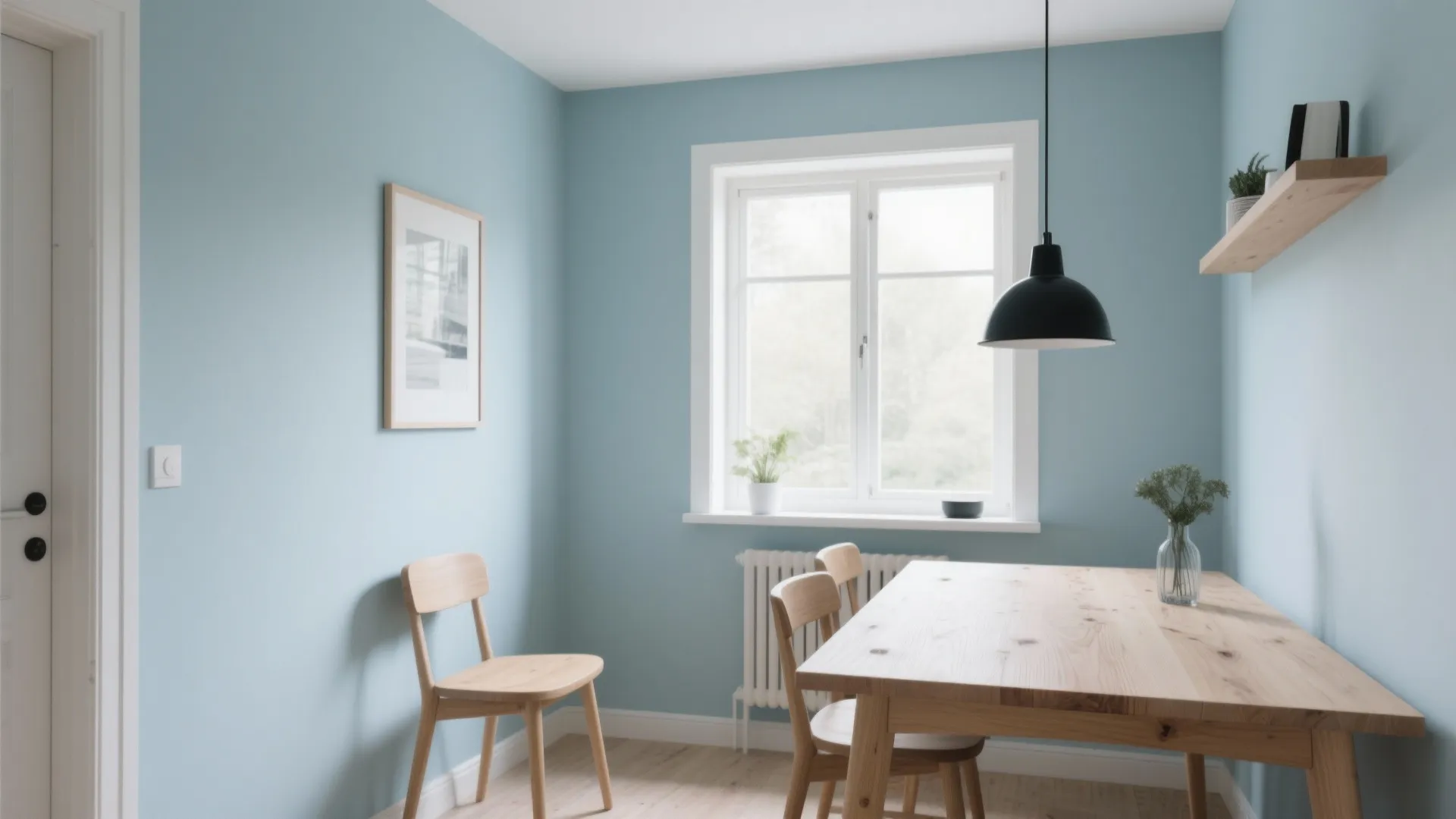 Pastel Blue Scandinavian Minimalism
