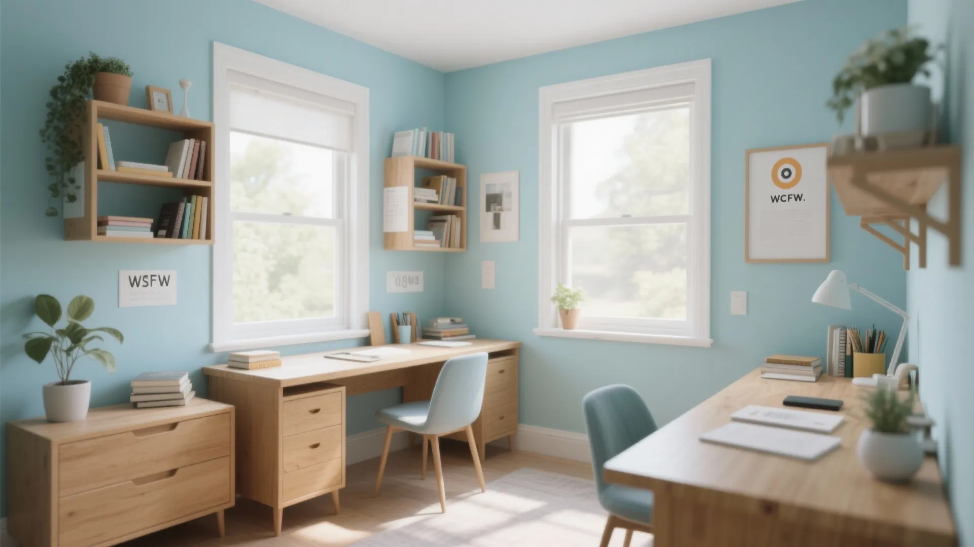 Pastel Blues for Mental Clarity