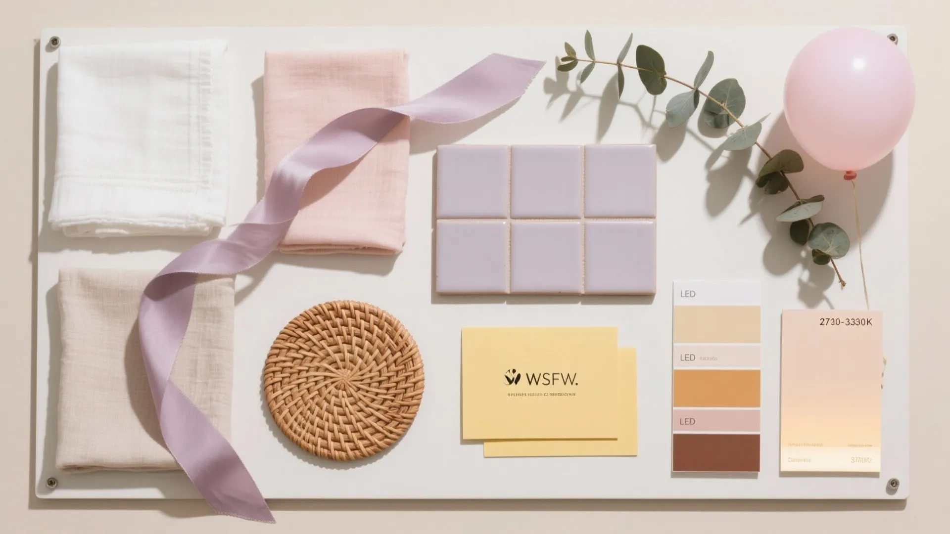 Soft Pastel Palette with Layered Textures