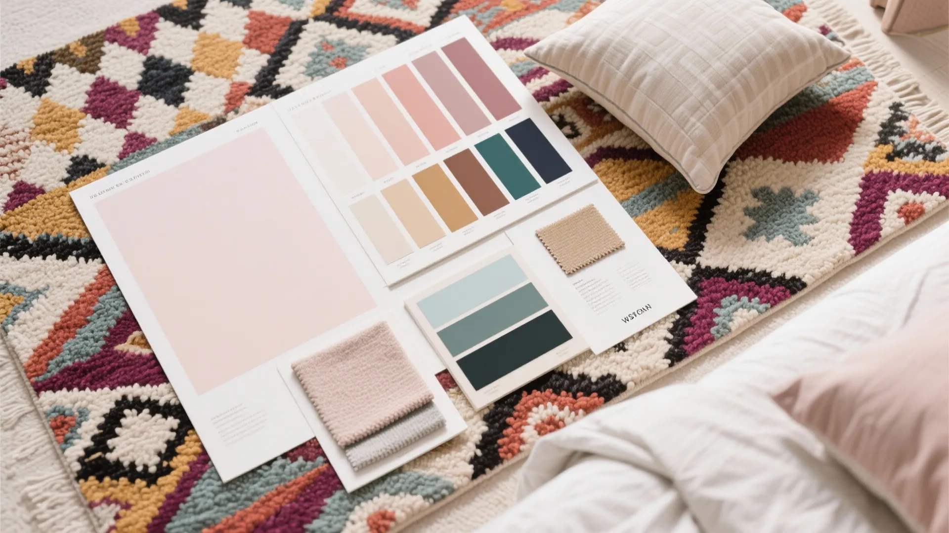 4. Light Colors with Bold Accents