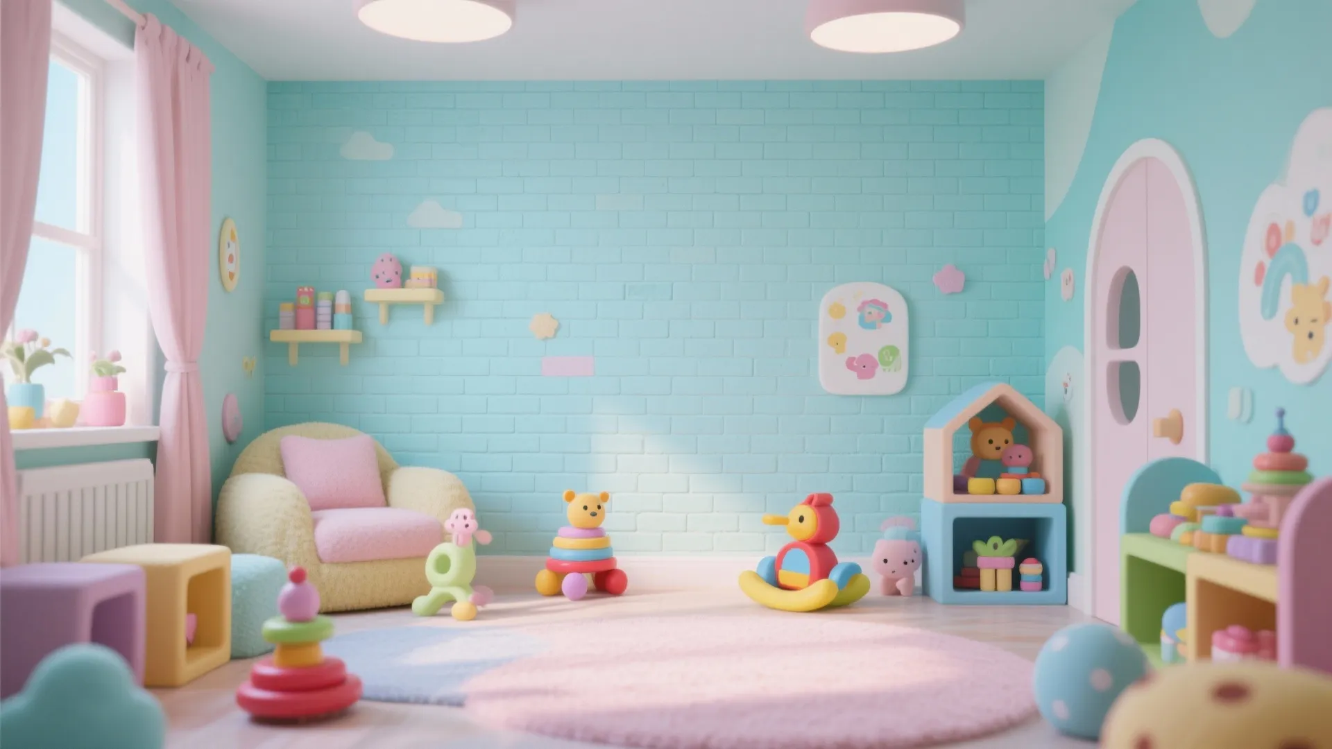 Soft Pastel Brick Refresh