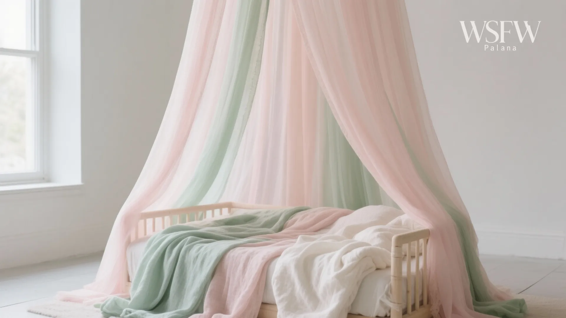 Soft Pastel Canopy & Fabric Layering