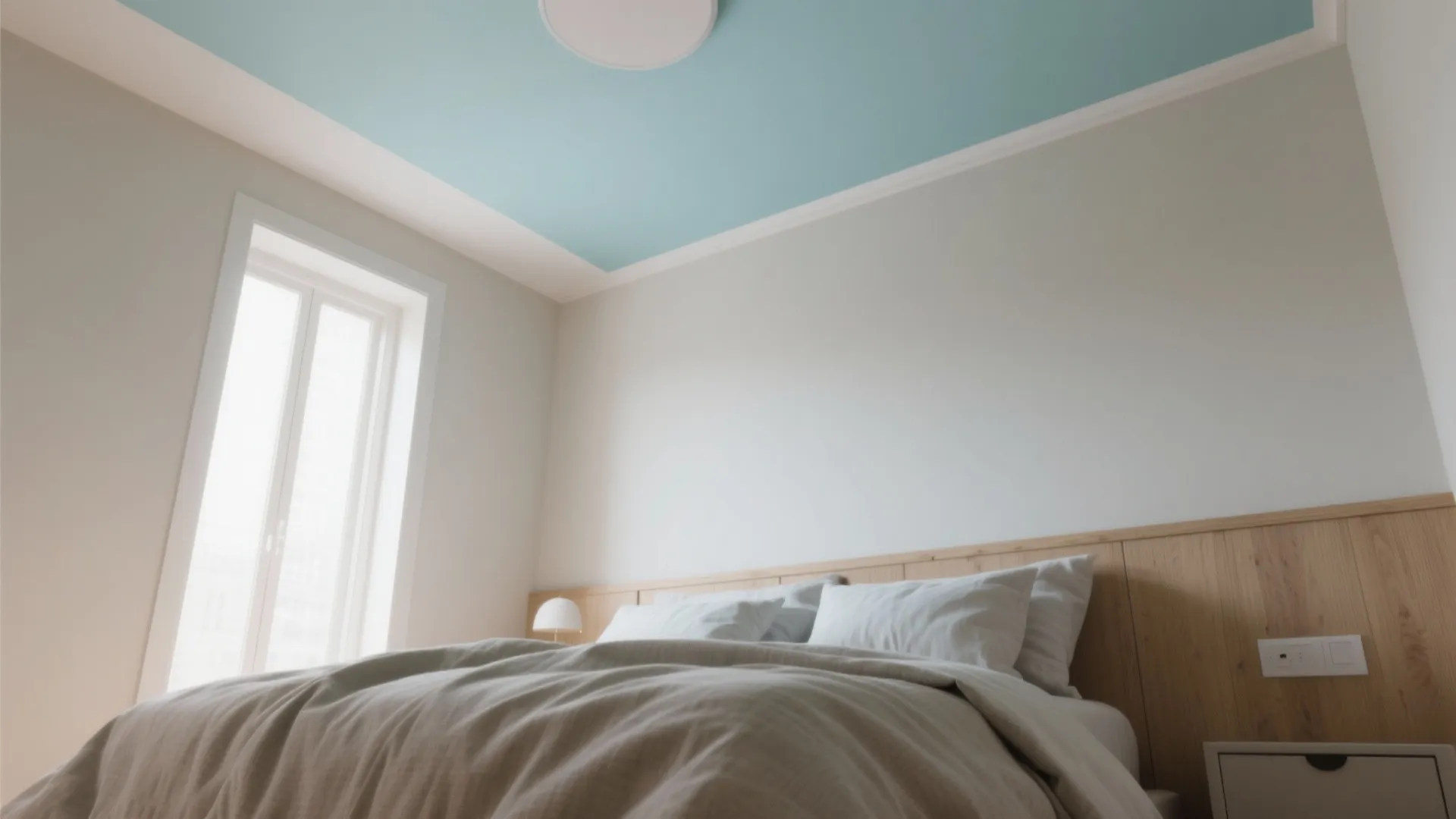 3. Pastel Ceilings and Subtle Two-Tone Tricks