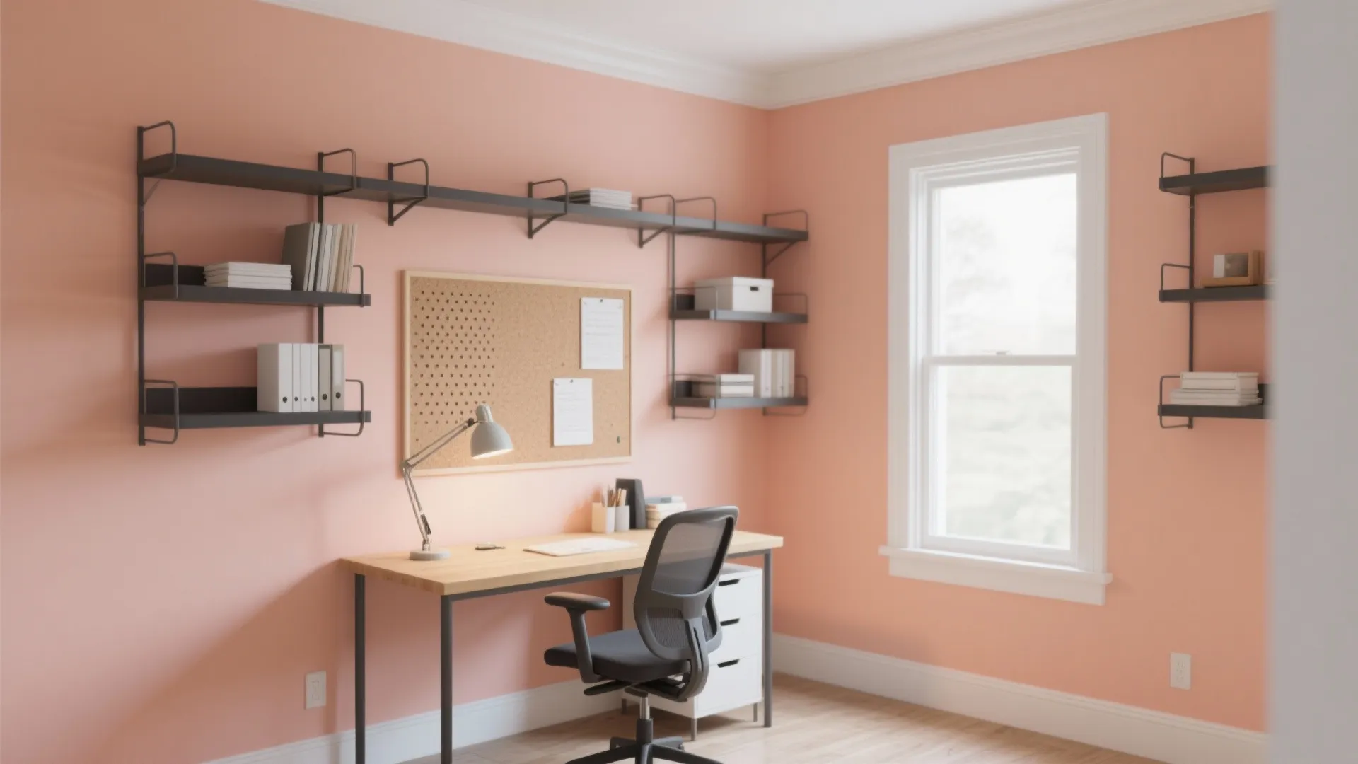 Soft Pastel + Charcoal Contrast