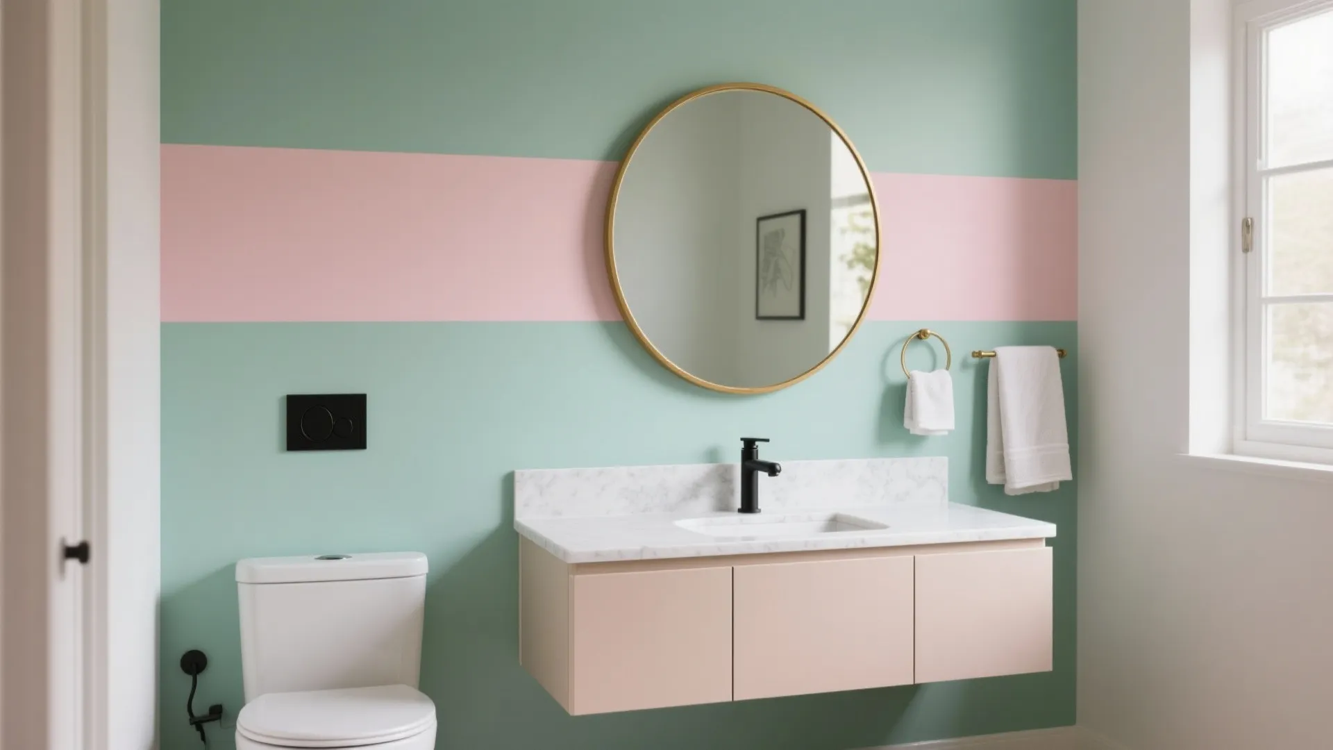 Pastel Color Blocking with Durable Finishes