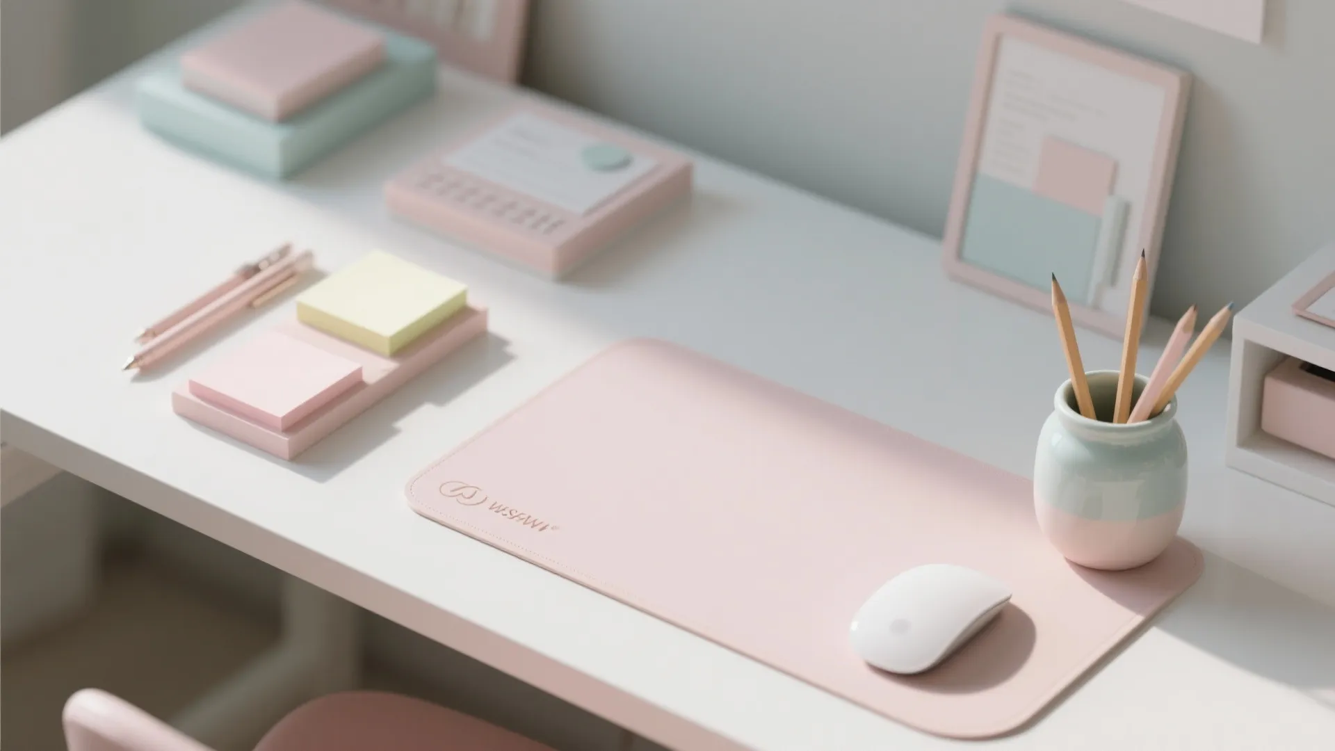 3. Color Pop Desk Accessories