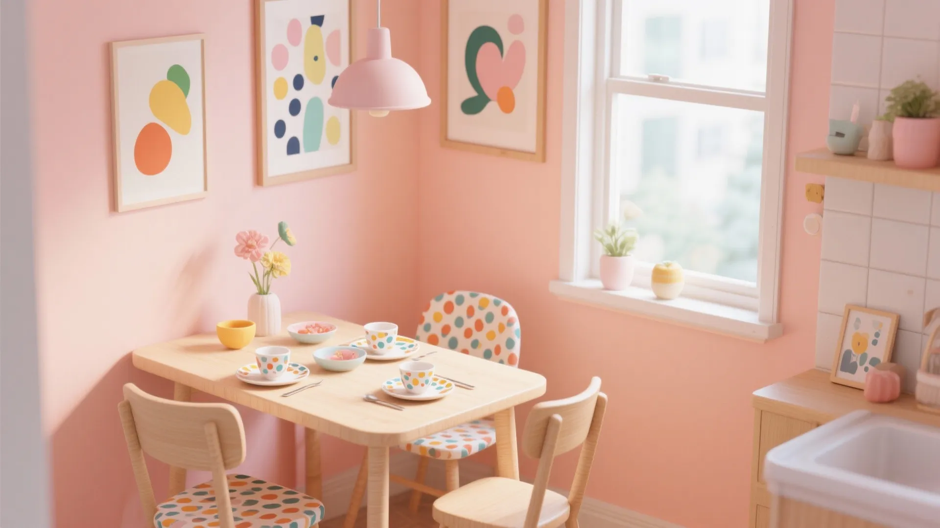 Soft Pastels for Airy Charm