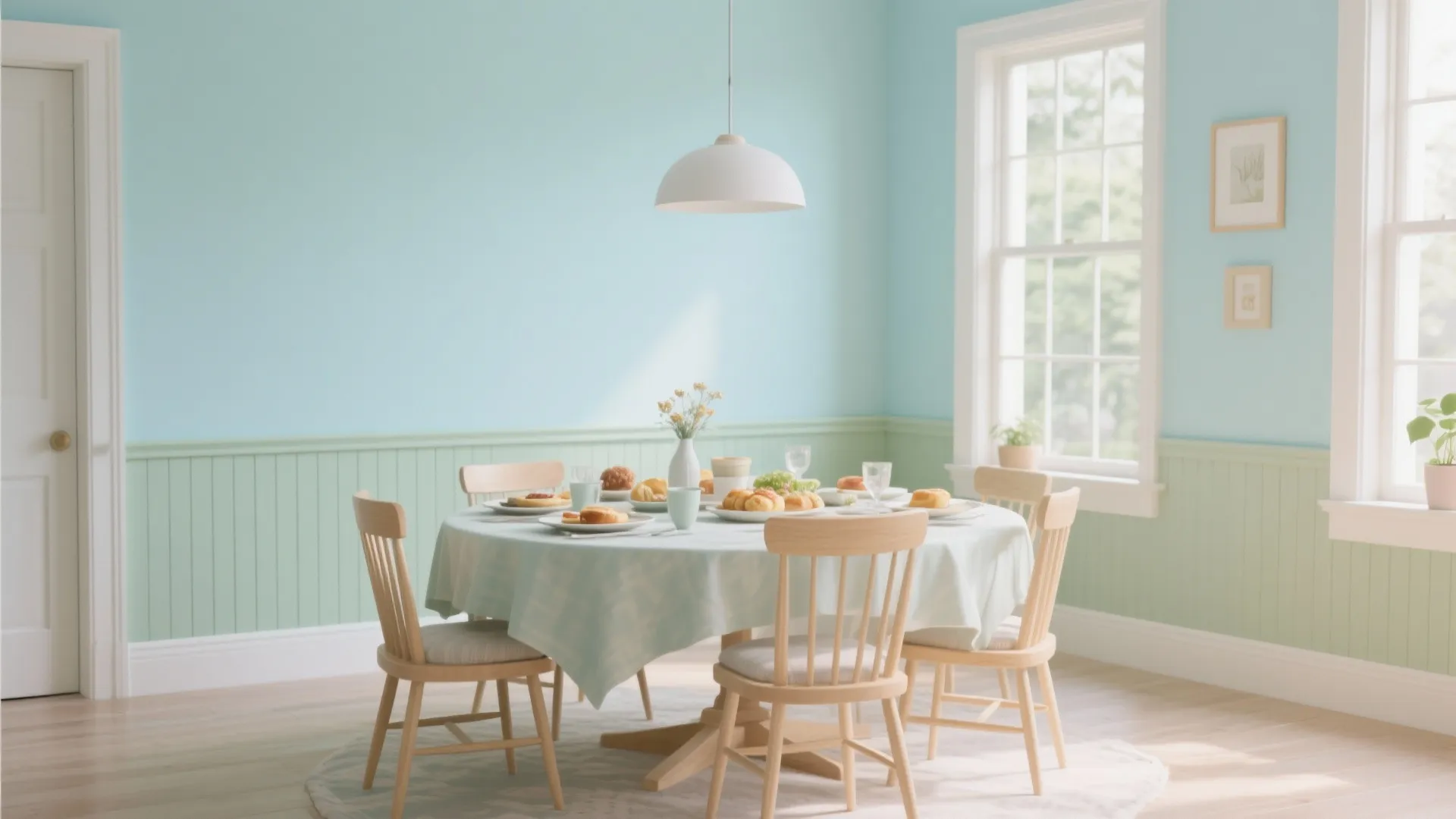 3. Pastel Pop: Subtle Below, Gentle Color Above