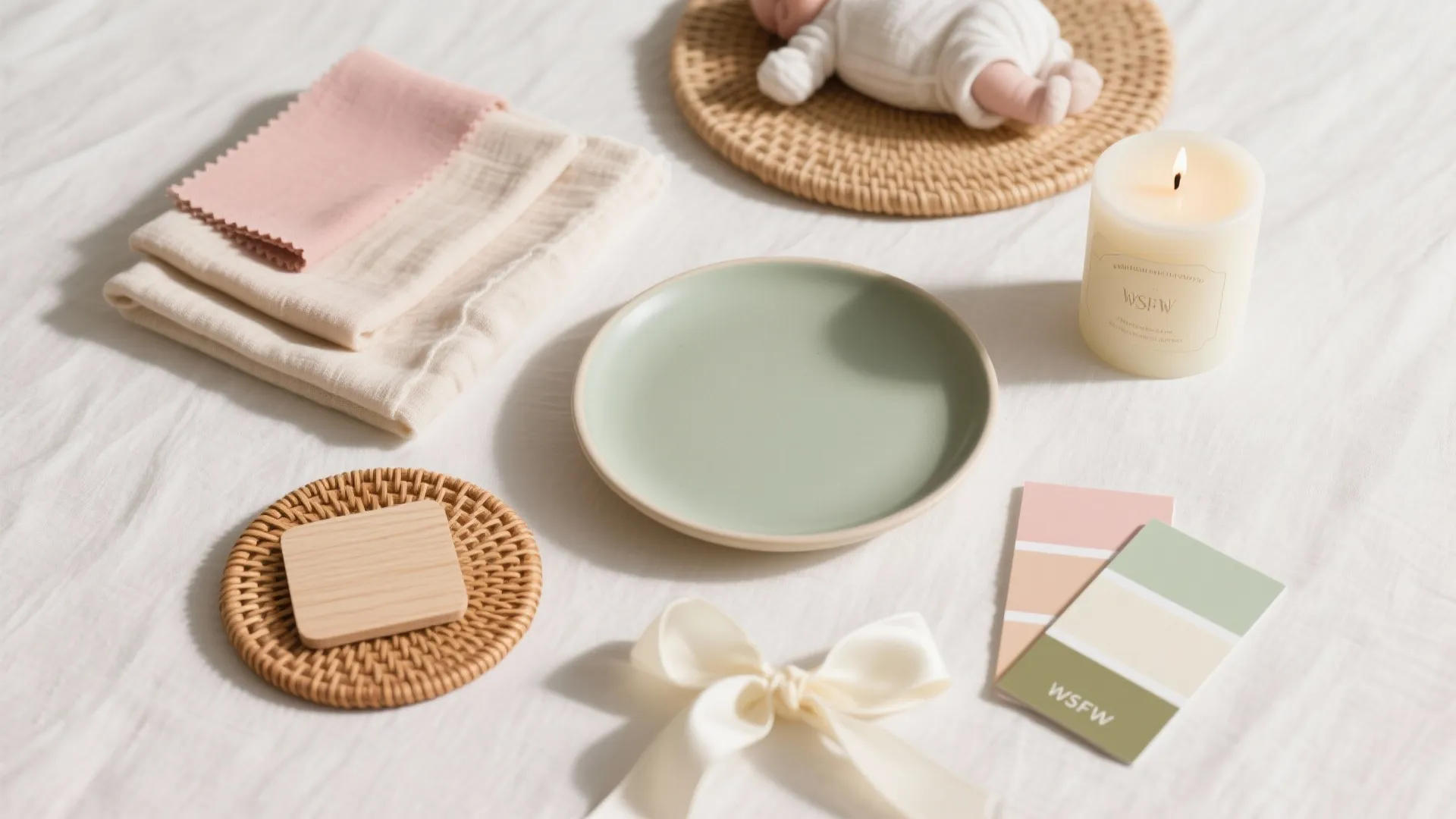 Pastel Layers With Tactile Textures