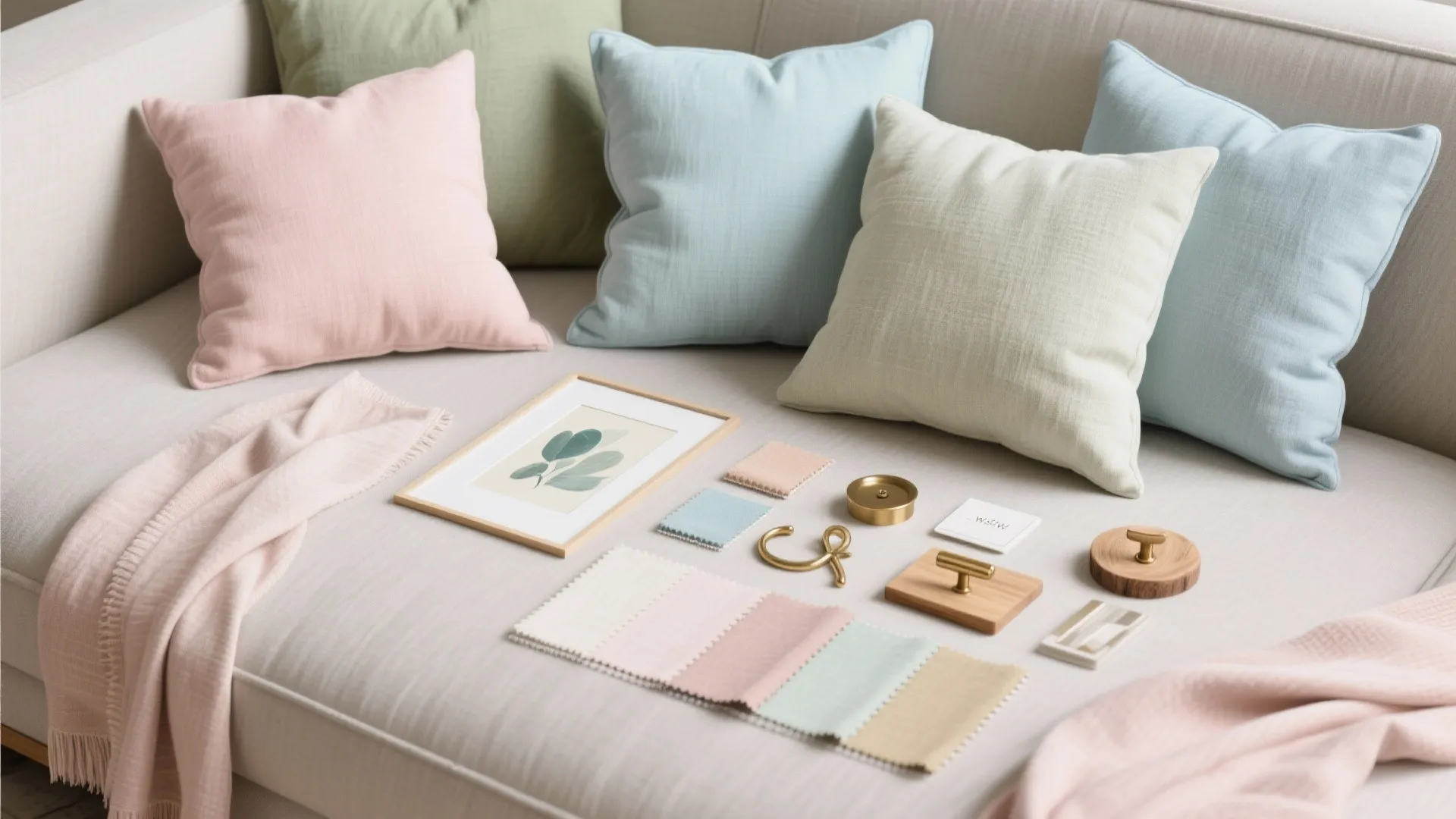 3. Soft pastels as subtle companions