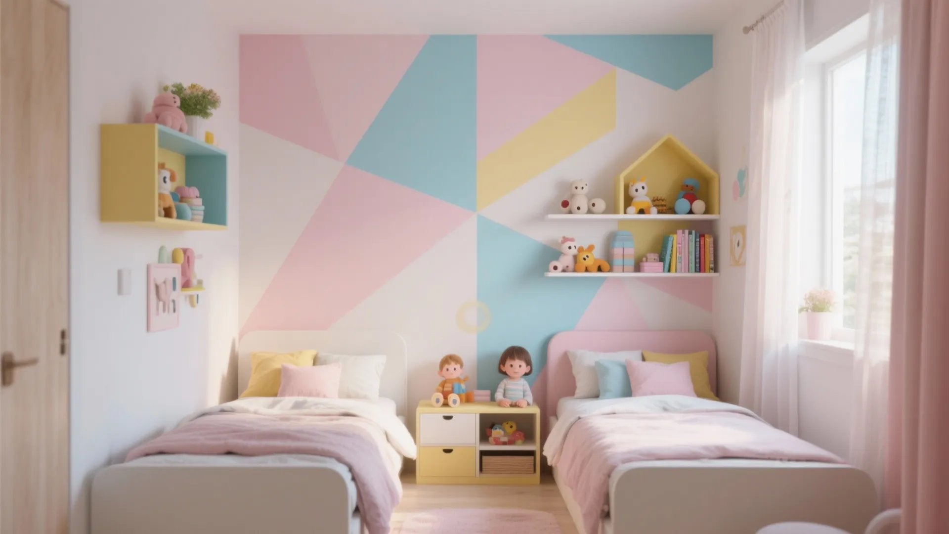 Pastel Geometric Shapes