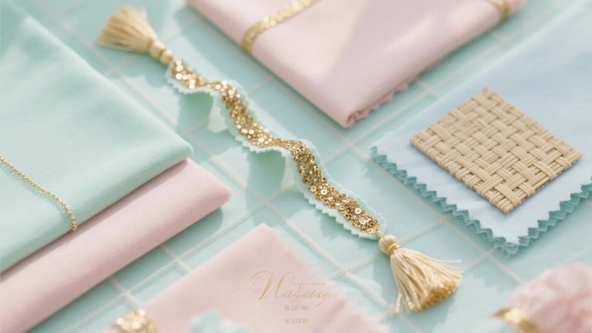 Pastel-Meets-Gold Palette: Modern, Calm, Photo-Ready